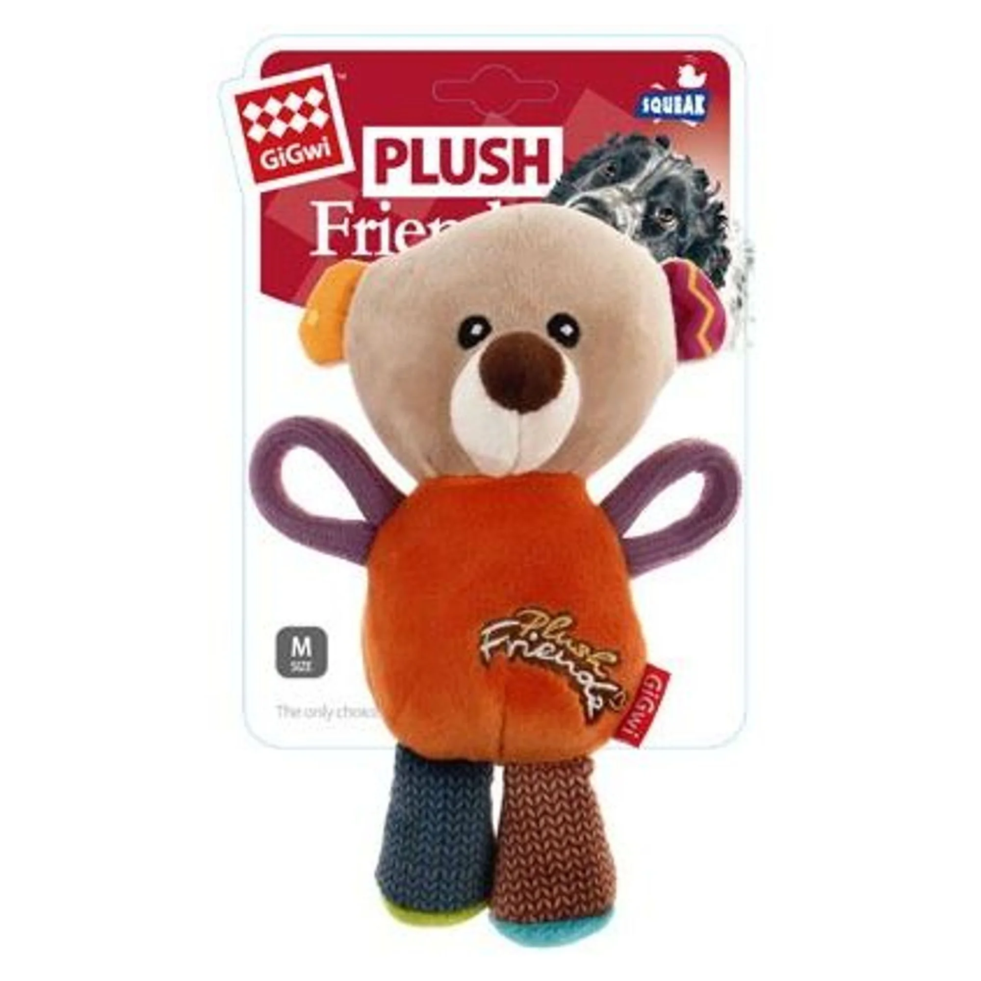 Gigwi Gigwi Plush Friendz Sesli Ayı Peluş Köpek Oyuncağı