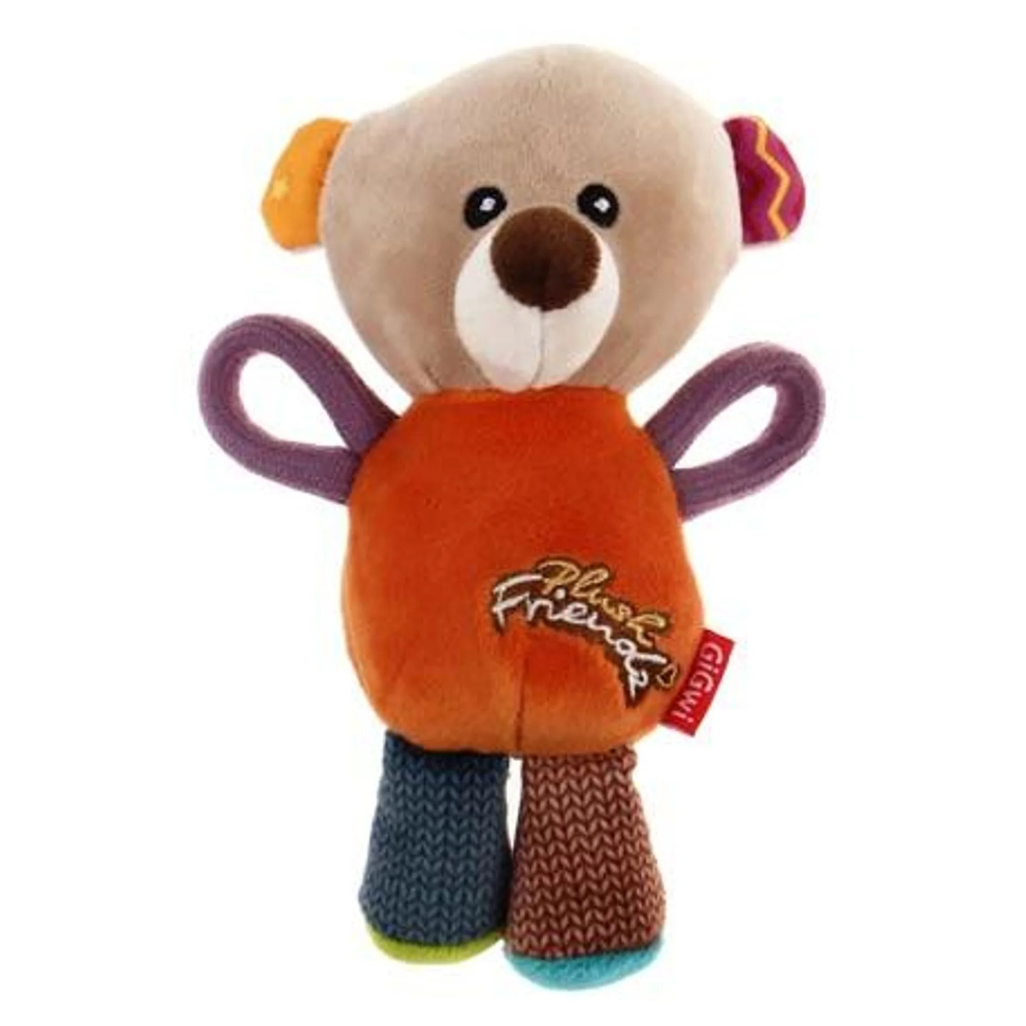 Gigwi Gigwi Plush Friendz Sesli Ayı Peluş Köpek Oyuncağı — Kumaş ve Peluş Oyuncaklar — Görsel 2