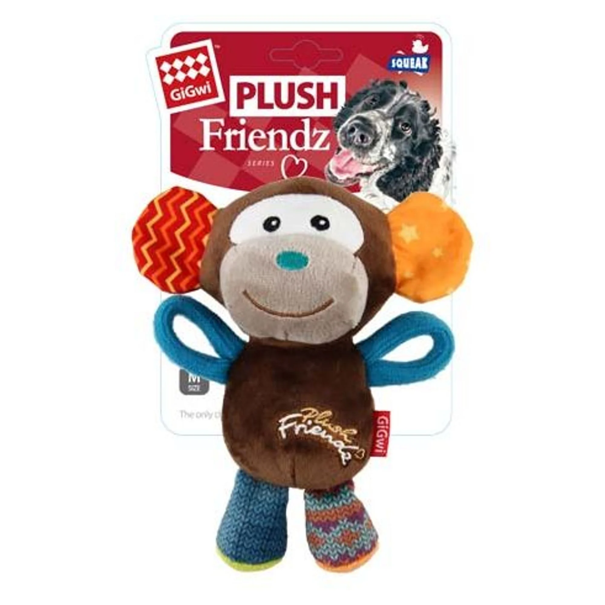 Gigwi Gigwi Plush Friendz Sesli Maymun Peluş Köpek Oyuncağı