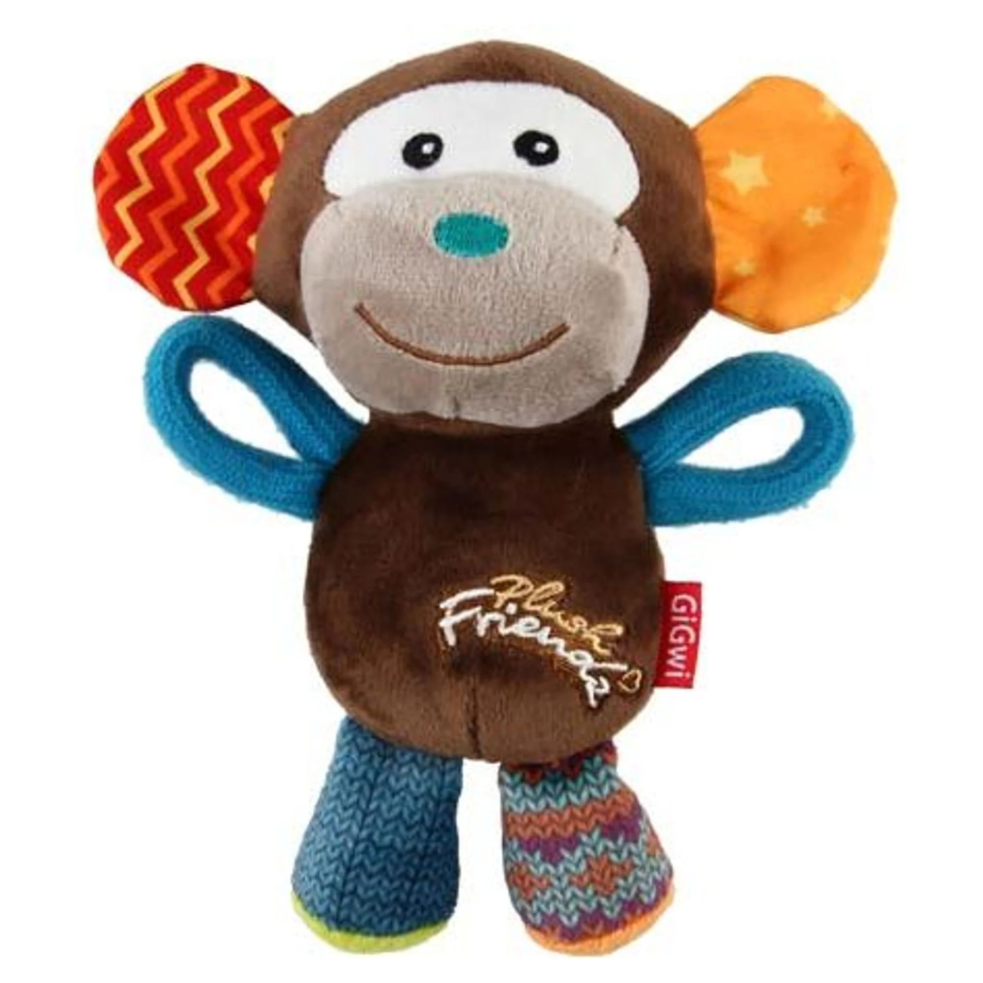 Gigwi Gigwi Plush Friendz Sesli Maymun Peluş Köpek Oyuncağı — Kumaş ve Peluş Oyuncaklar — Görsel 2