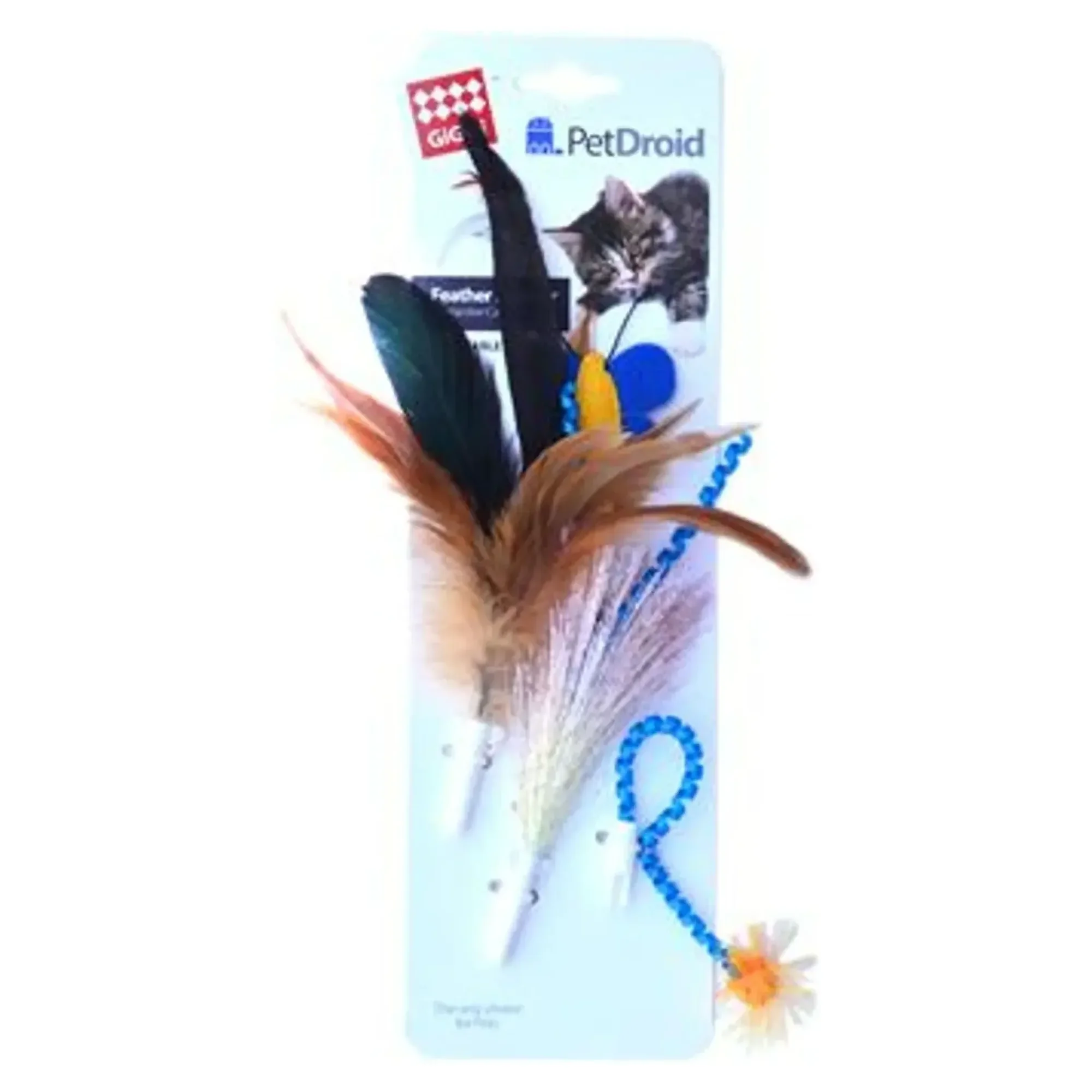 Gigwi Pet Droid Sensörlü Kedi Oyuncağı Yedek Tüy Renkli