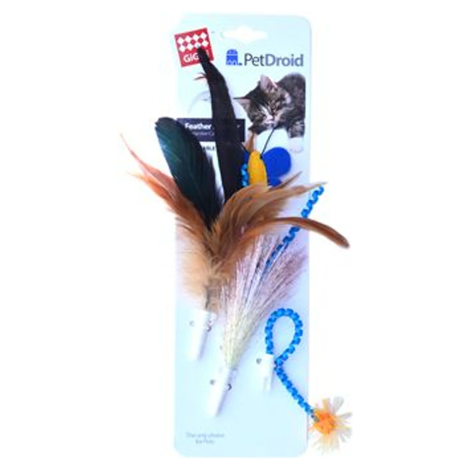 Gigwi Gigwi Pet Droid Sensörlü Kedi Oyuncağı Yedek Tüy Renkli