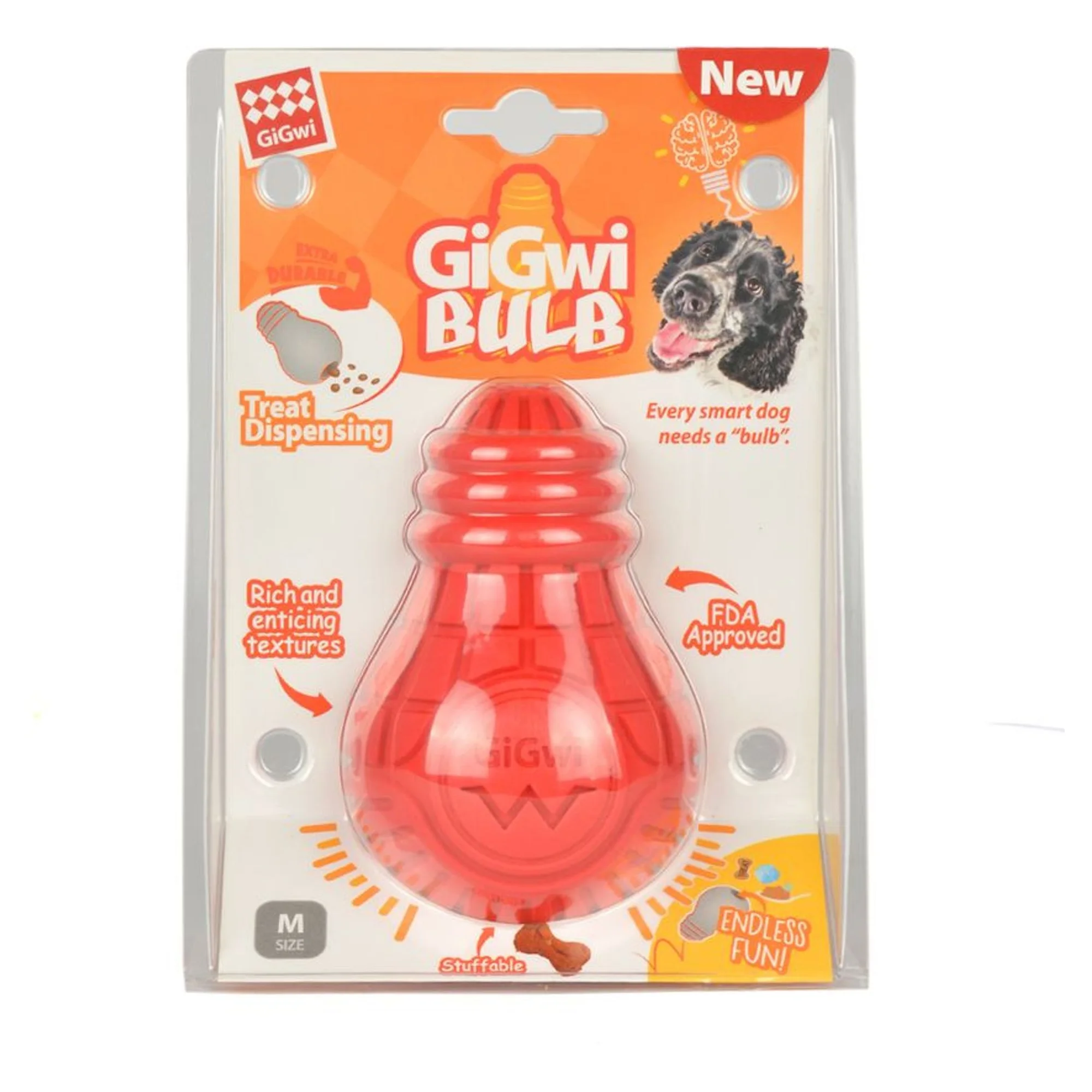 Gigwi Gigwi Ampul Şekilli Kauçuk Diş Kaşıyıcı Orta Boy Köpek Oyuncağı — Plastik ve Kauçuk Oyuncaklar — Görsel 3