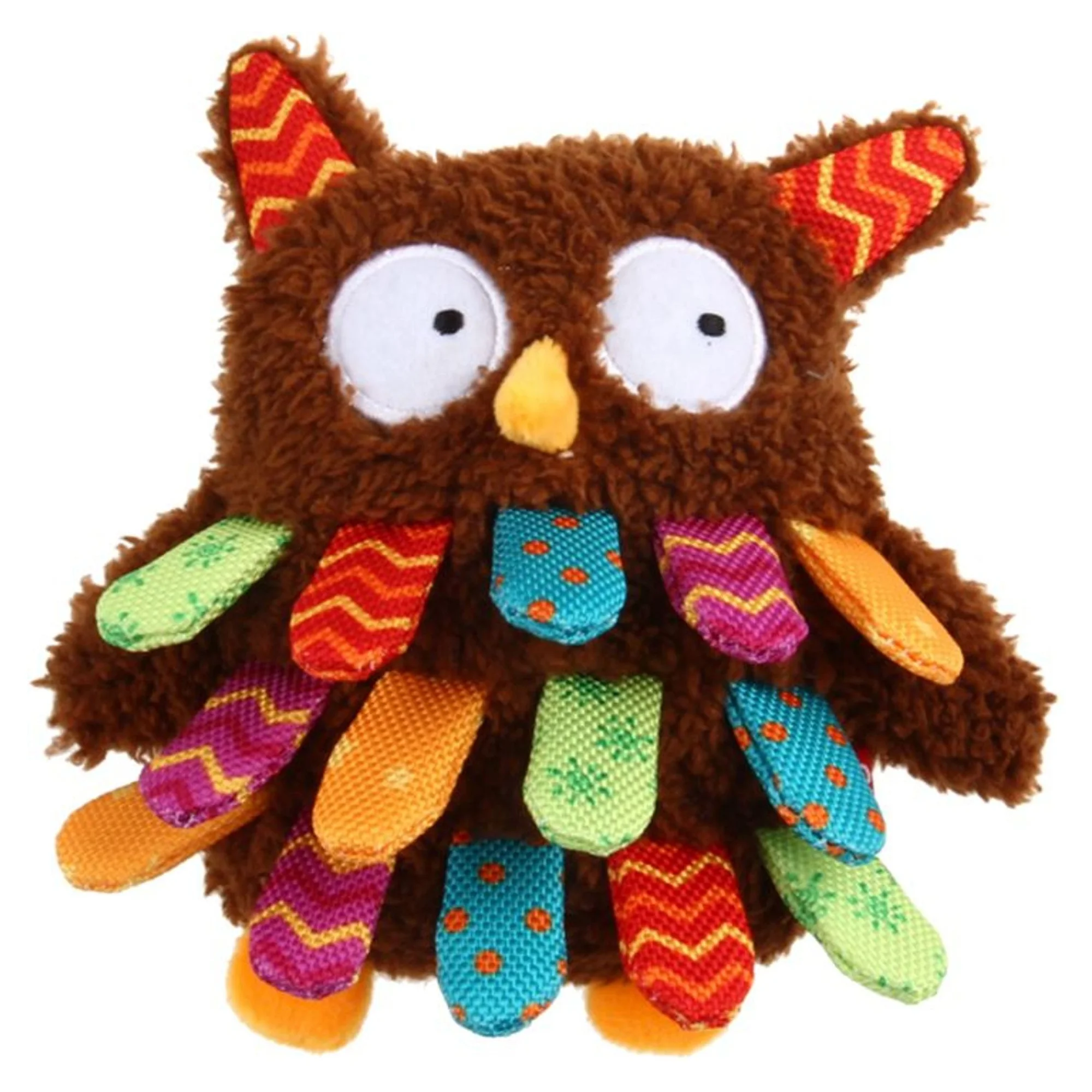 Gigwi Gigwi Plush Friendz Sesli Baykuş Peluş Köpek Oyuncağı — Kumaş ve Peluş Oyuncaklar — Görsel 2
