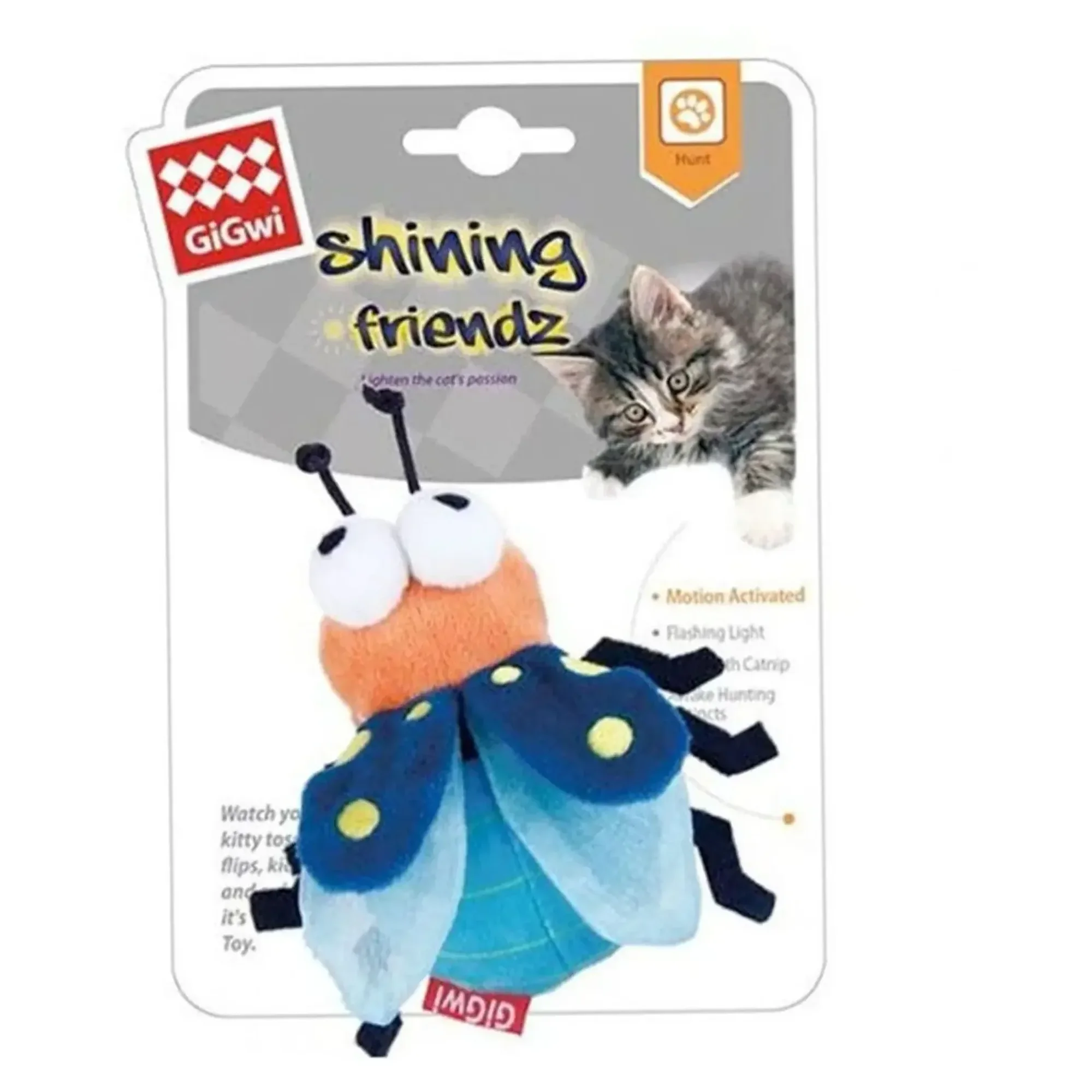 Gigwi Catnipli Işıklı Arı Kedi Oyuncağı