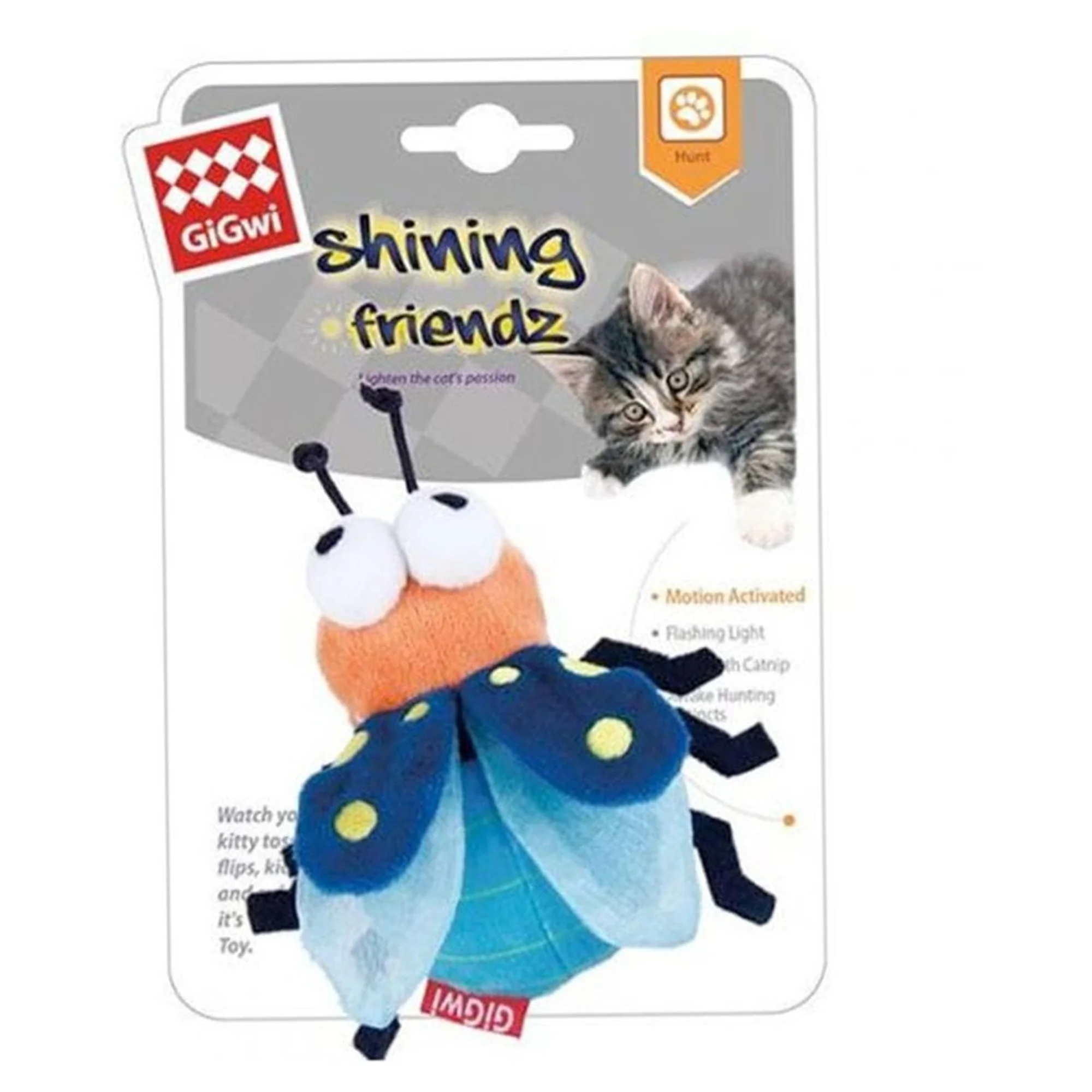 Gigwi Gigwi Catnipli Işıklı Arı Kedi Oyuncağı