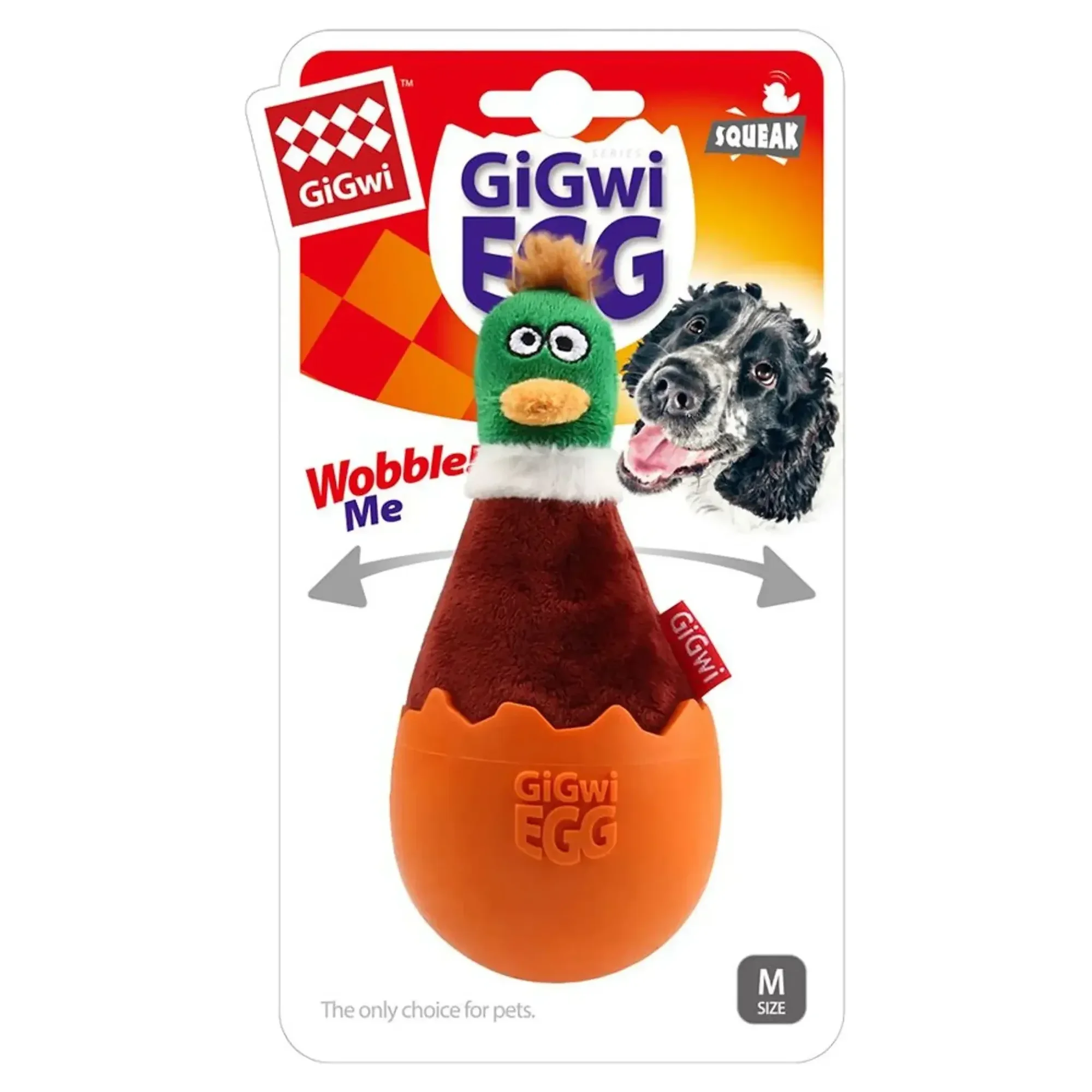 Gigwi Yumurtadan Çıkan Ördek Köpek Kumaş ve Peluş Oyuncak
