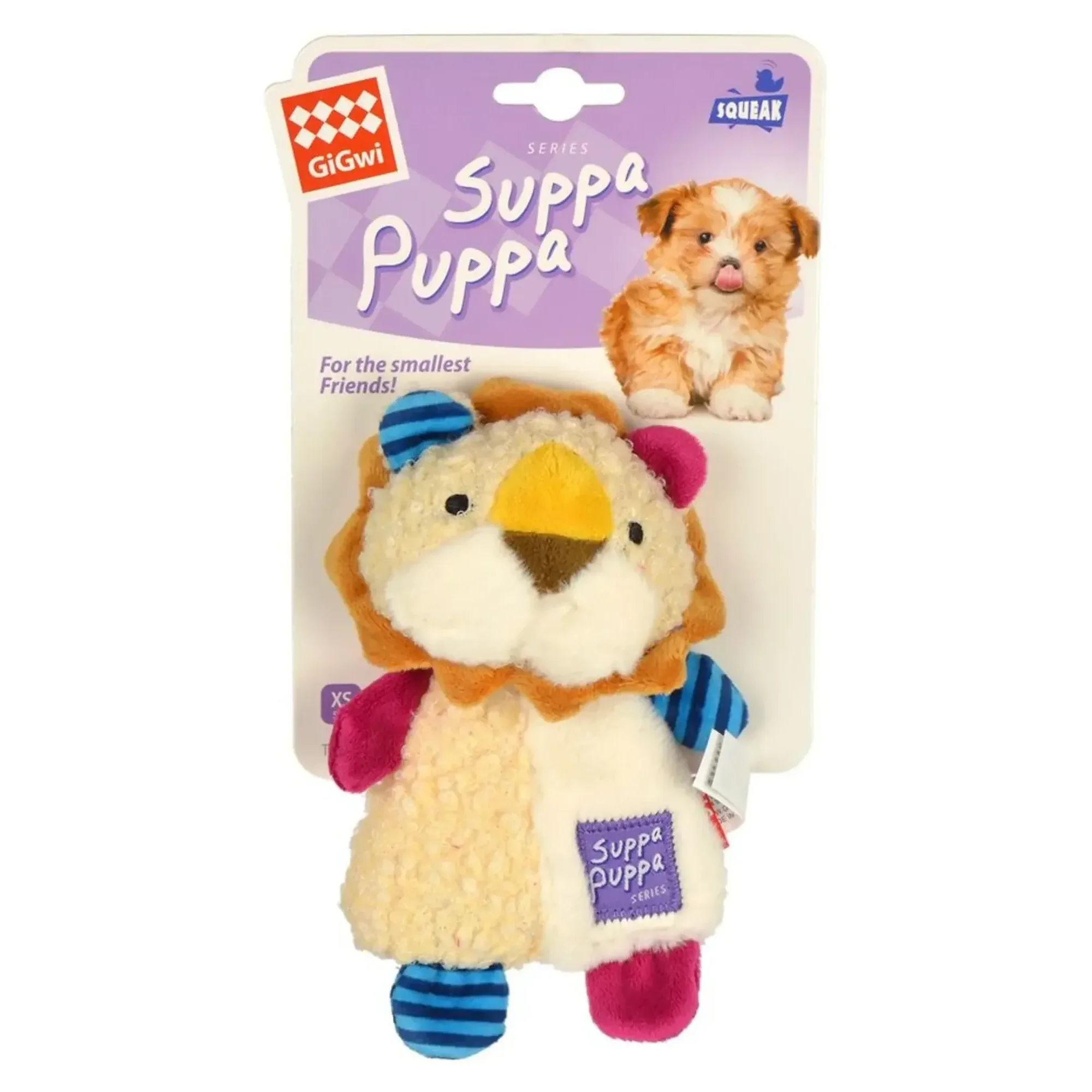 Gigwi Suppa Puppa Peluş Aslan Sesli Köpek Oyuncağı