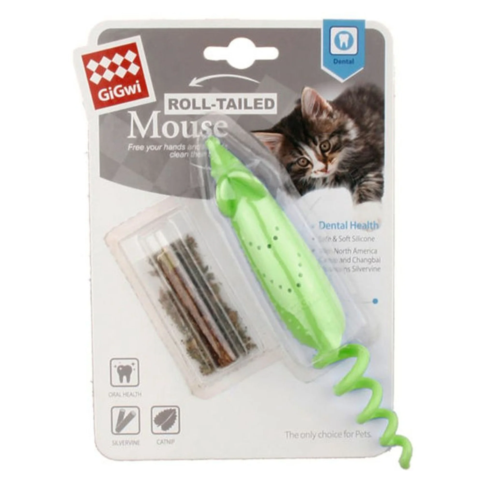 Gigwi Gigwi Catnipli Yeşil Fare Kedi Oyuncağı