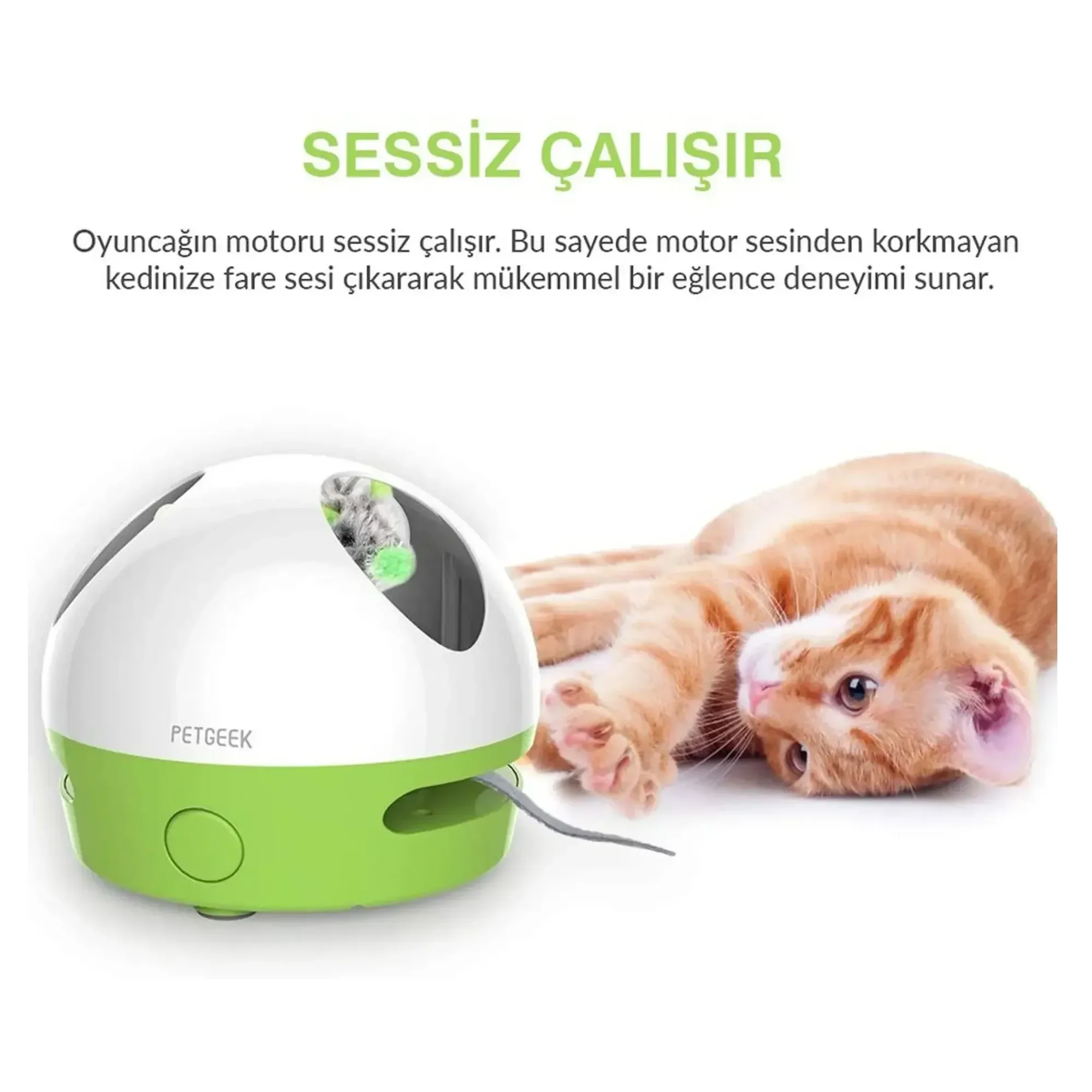 Gigwi Saklanan Fare Kedi Oyuncağı — Fare & Peluş Oyuncaklar — Görsel 2