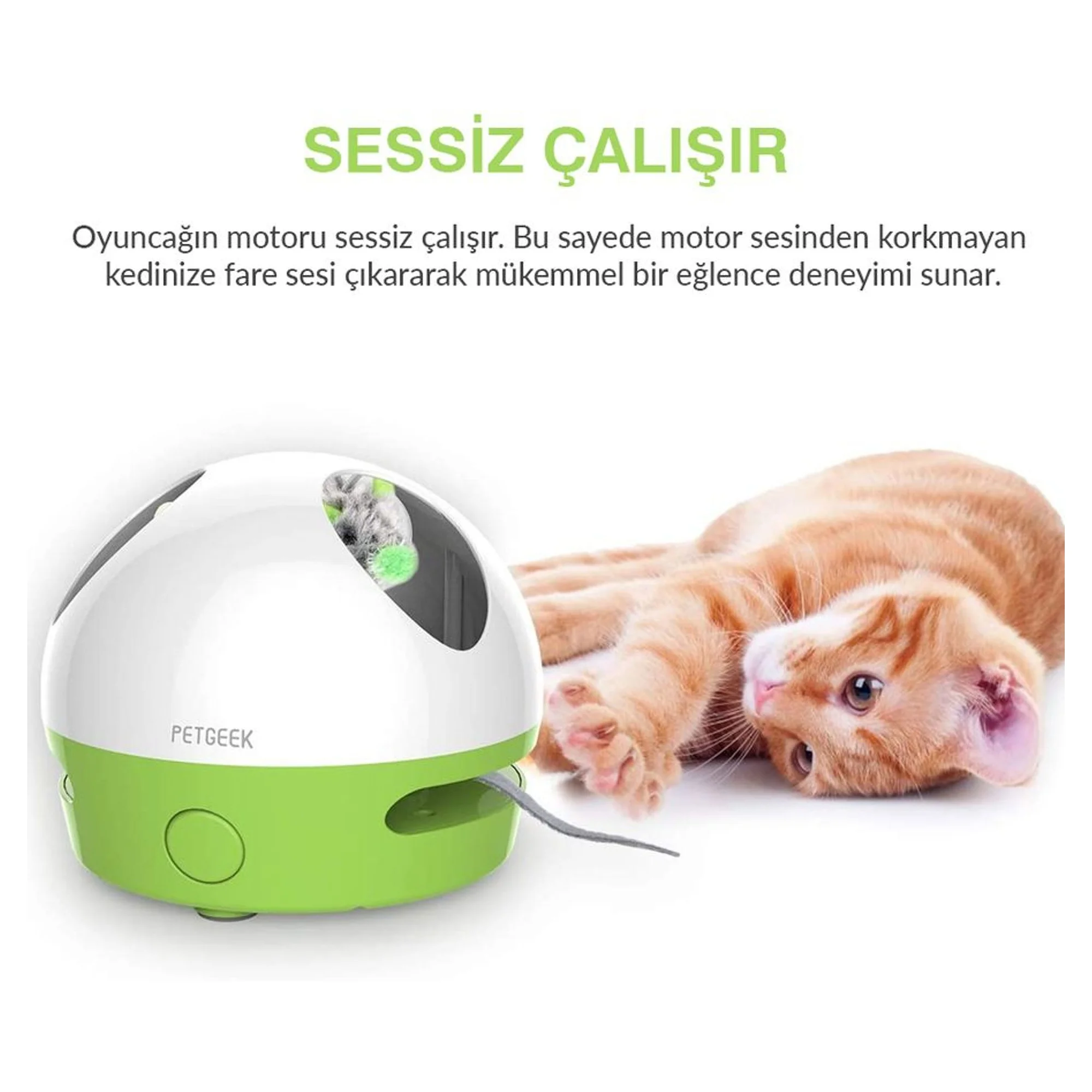 Gigwi Gigwi Saklanan Fare Kedi Oyuncağı — Fare & Peluş Oyuncaklar — Görsel 2