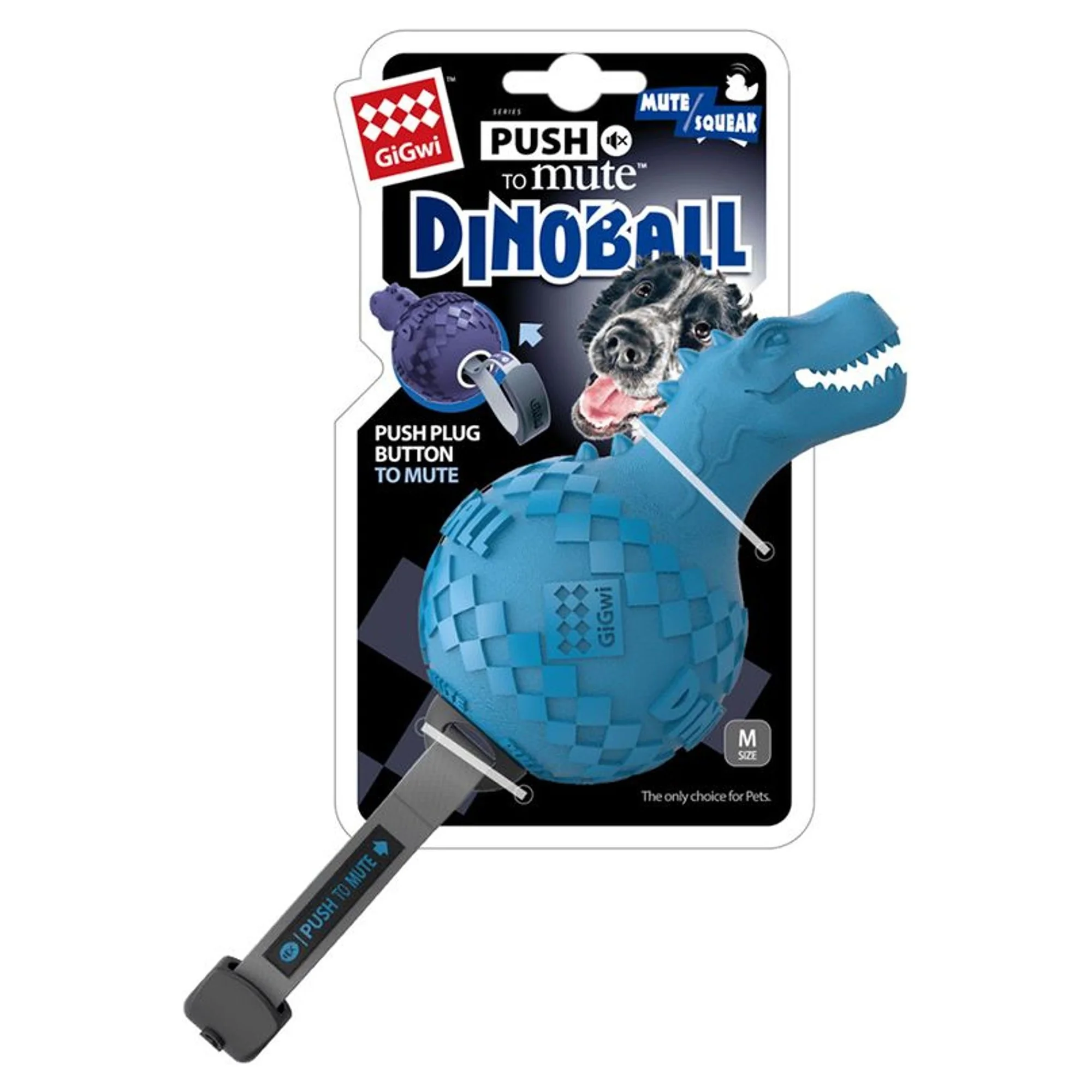 Gigwi Gigwi Dinoball Mavi Dinazor Sesli Köpek Oyuncağı