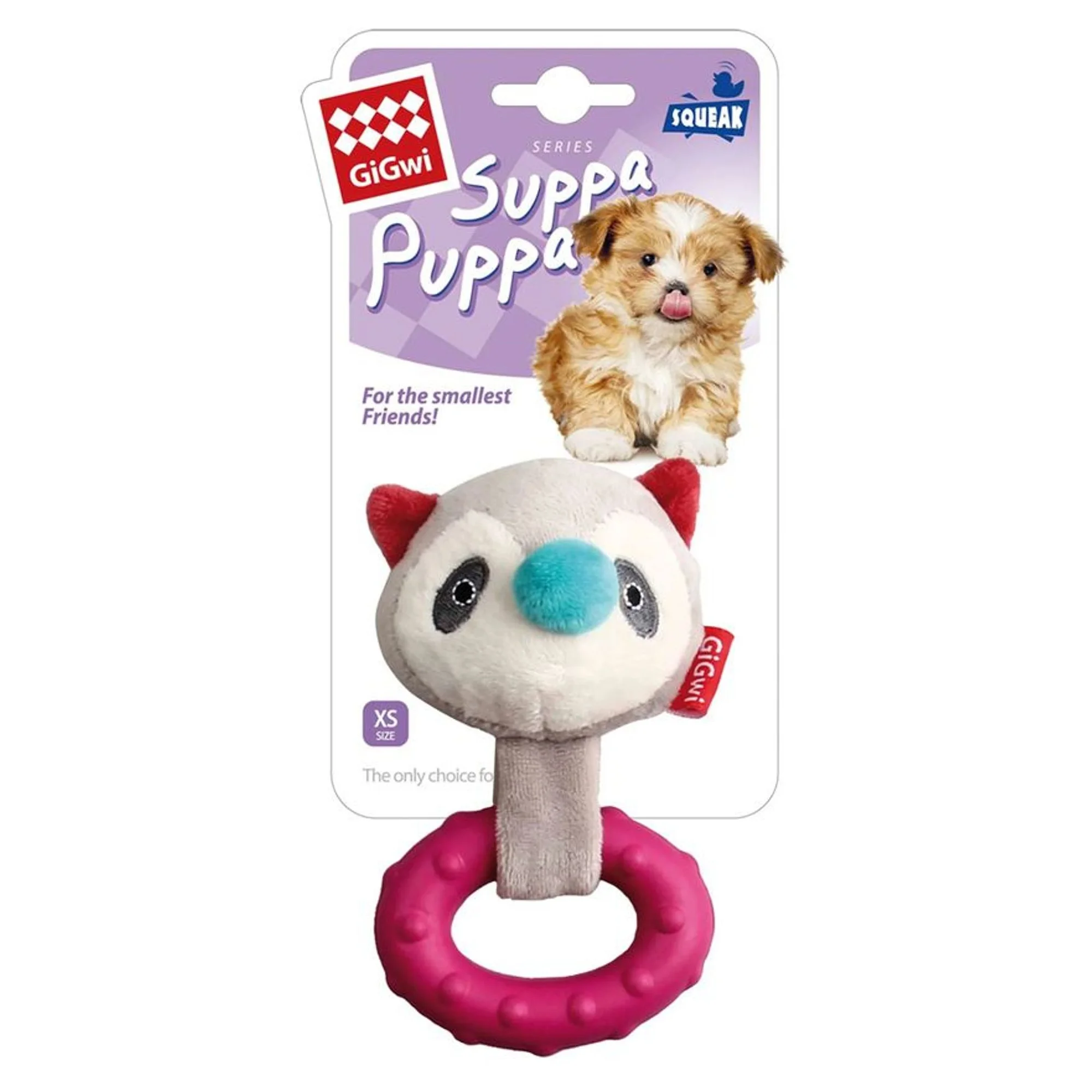 Gigwi Gigwi Suppa Puppa Sesli Rakun Diş Kaşıma Köpek Oyuncağı