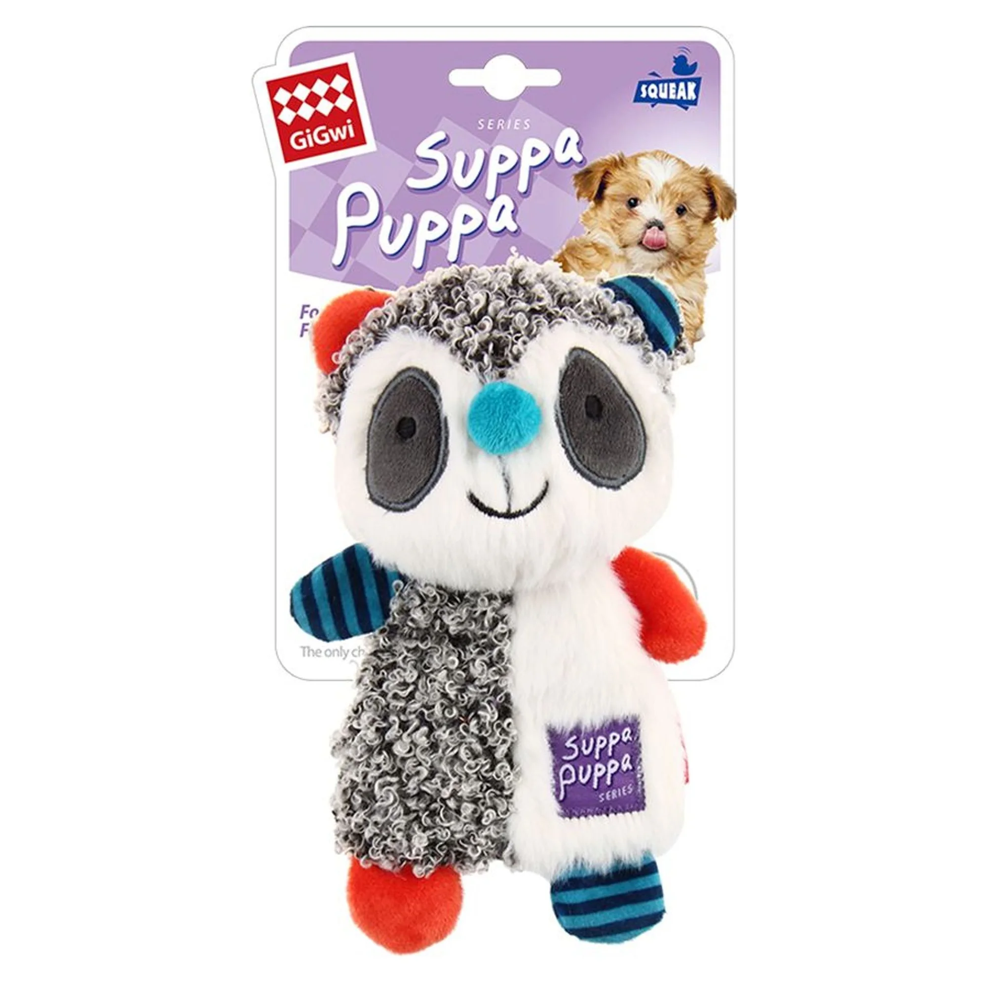Gigwi Gigwi Suppa Puppa Sesli Rakun Peluş Köpek Oyuncağı