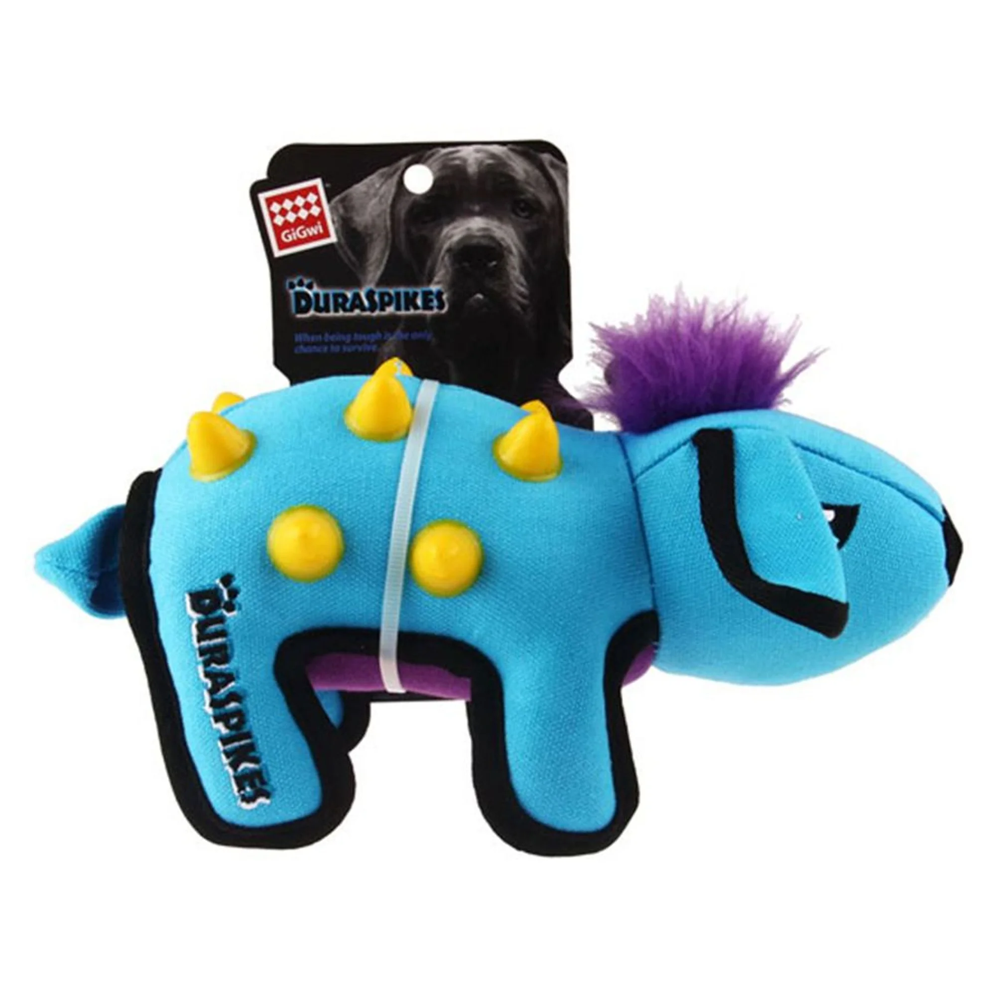 Gigwi Gigwi Duraspikes Dikenli Mavi Tavşan Köpek Oyuncağı