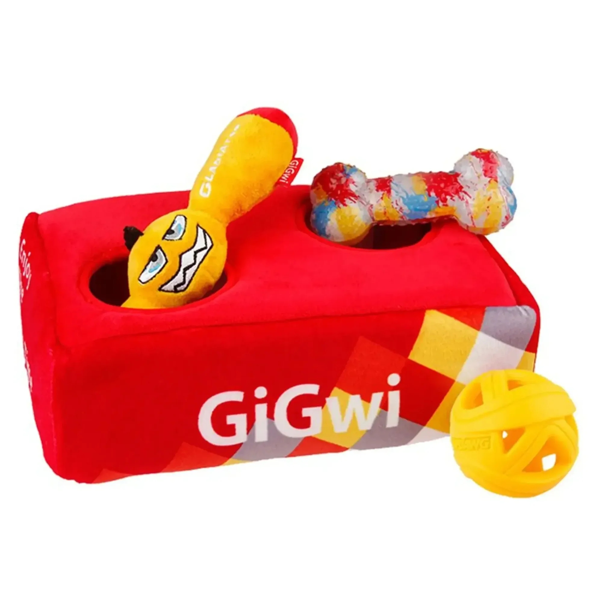 Gigwi Peluş Kemik Çantası Köpek Oyuncağı