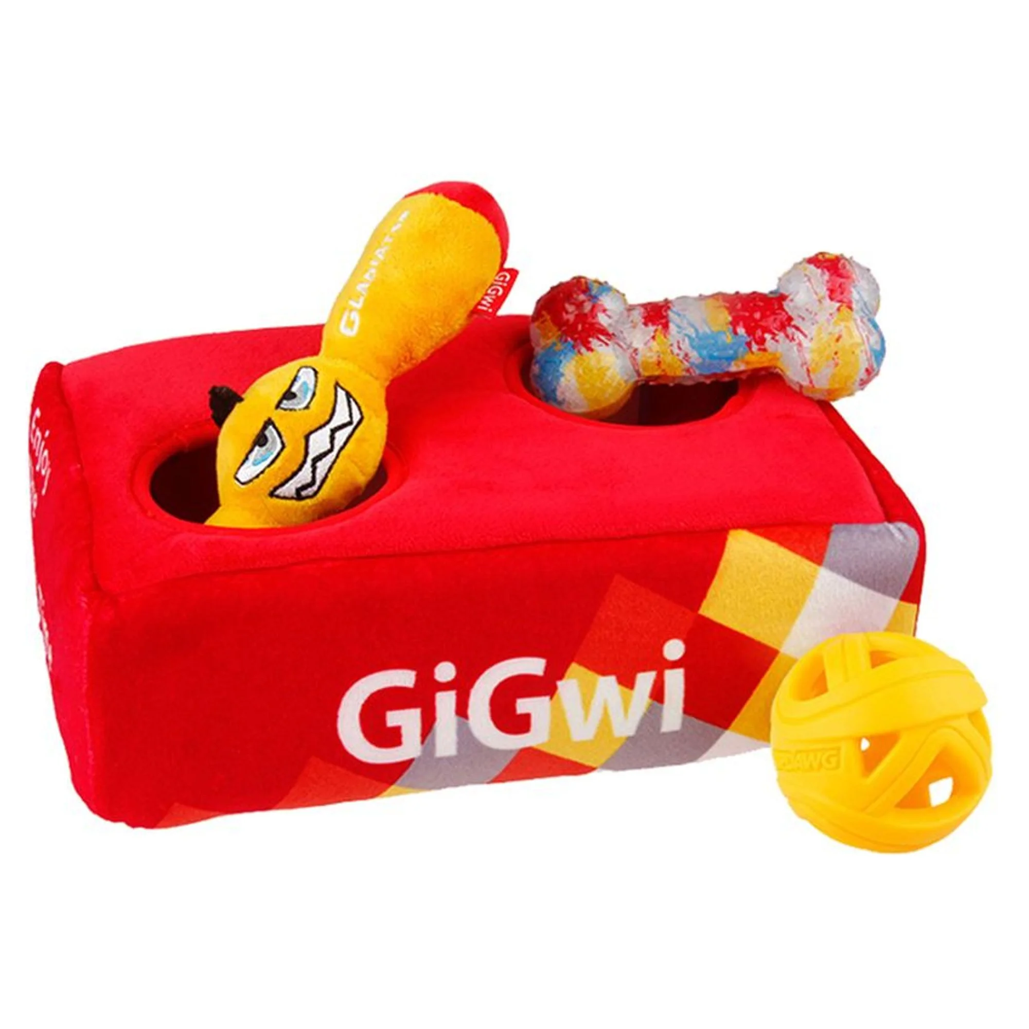 Gigwi Gigwi Peluş Kemik Çantası Köpek Oyuncağı