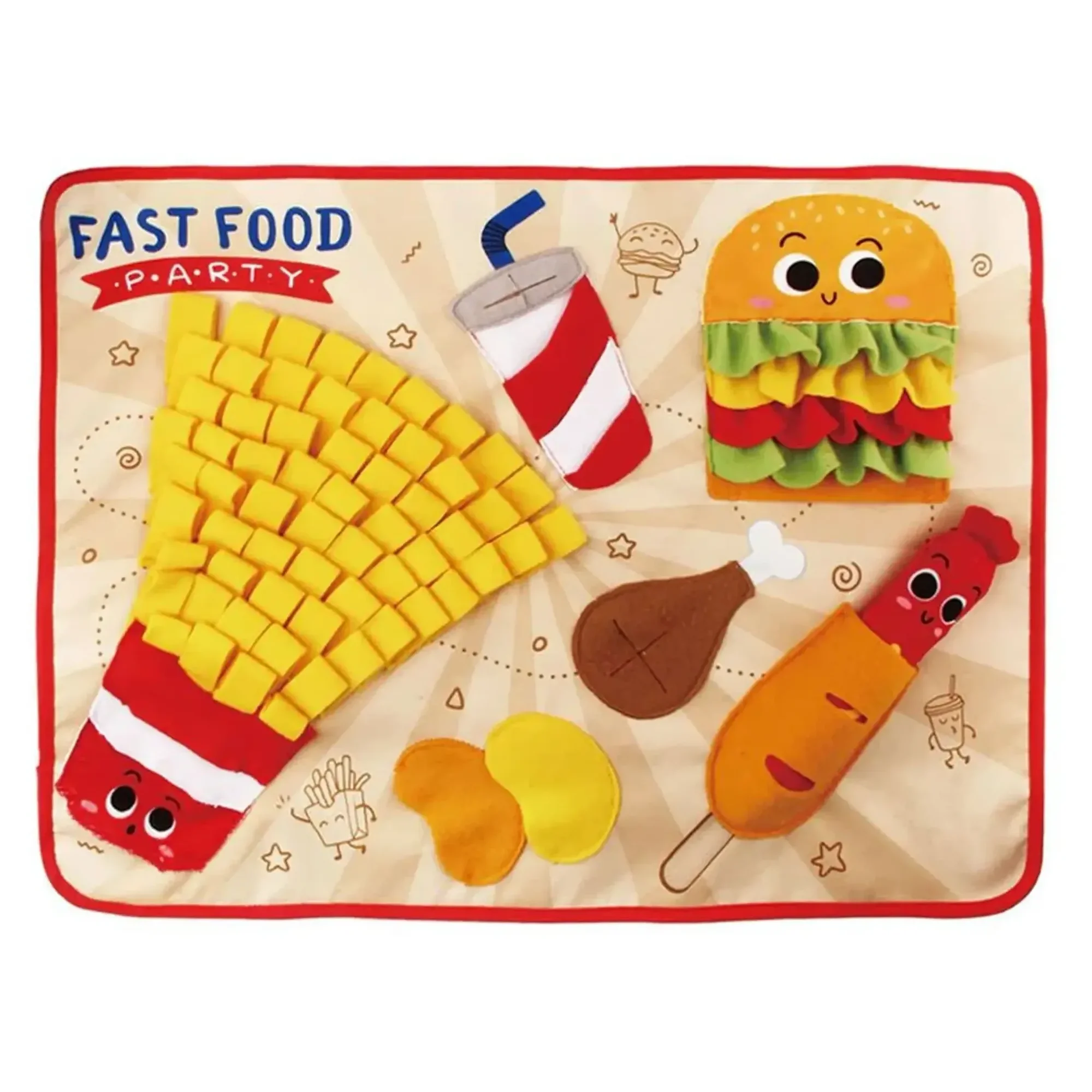 Gigwi Peluş Fast Food Kedi Oyuncağı