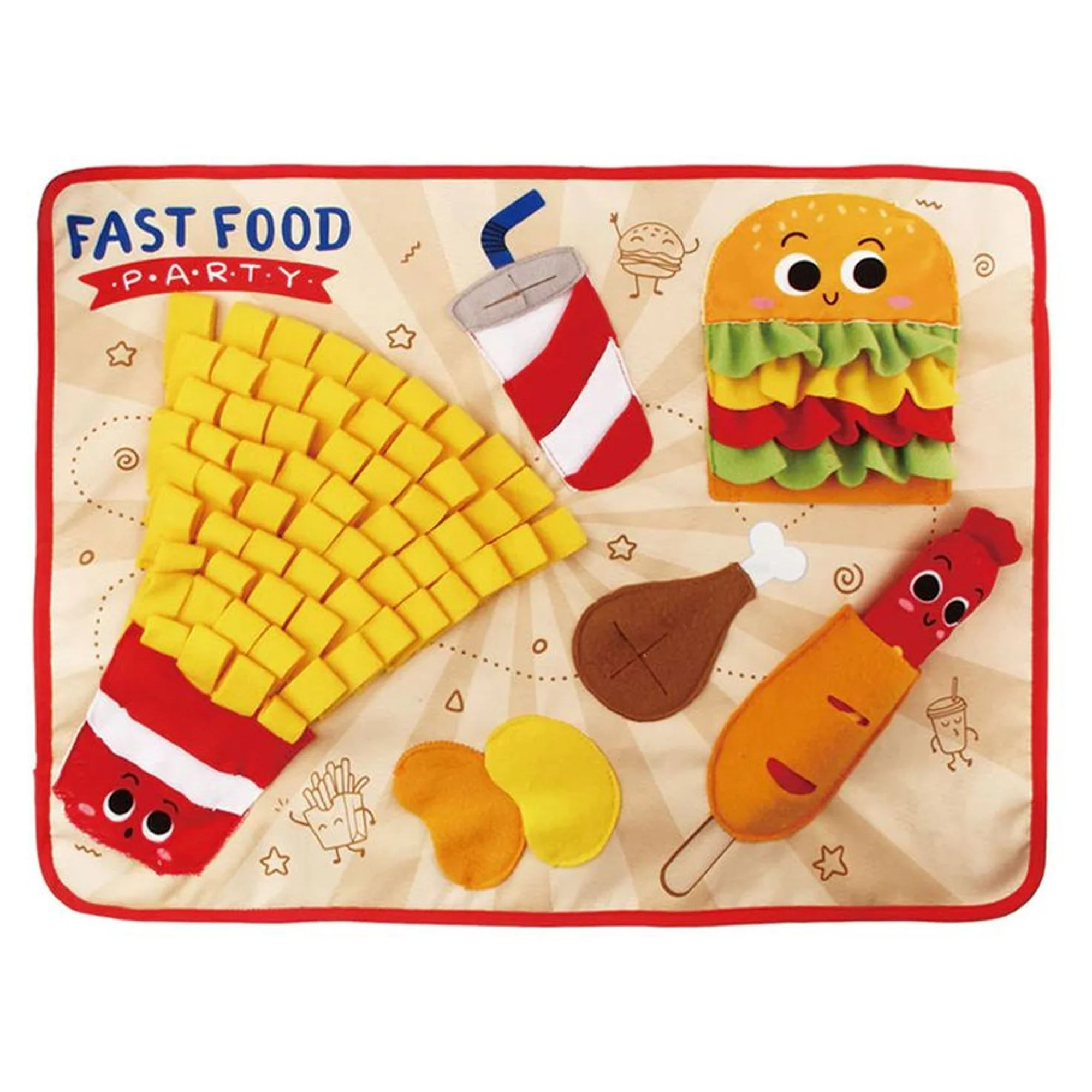 Gigwi Gigwi Peluş Fast Food Kedi Oyuncağı