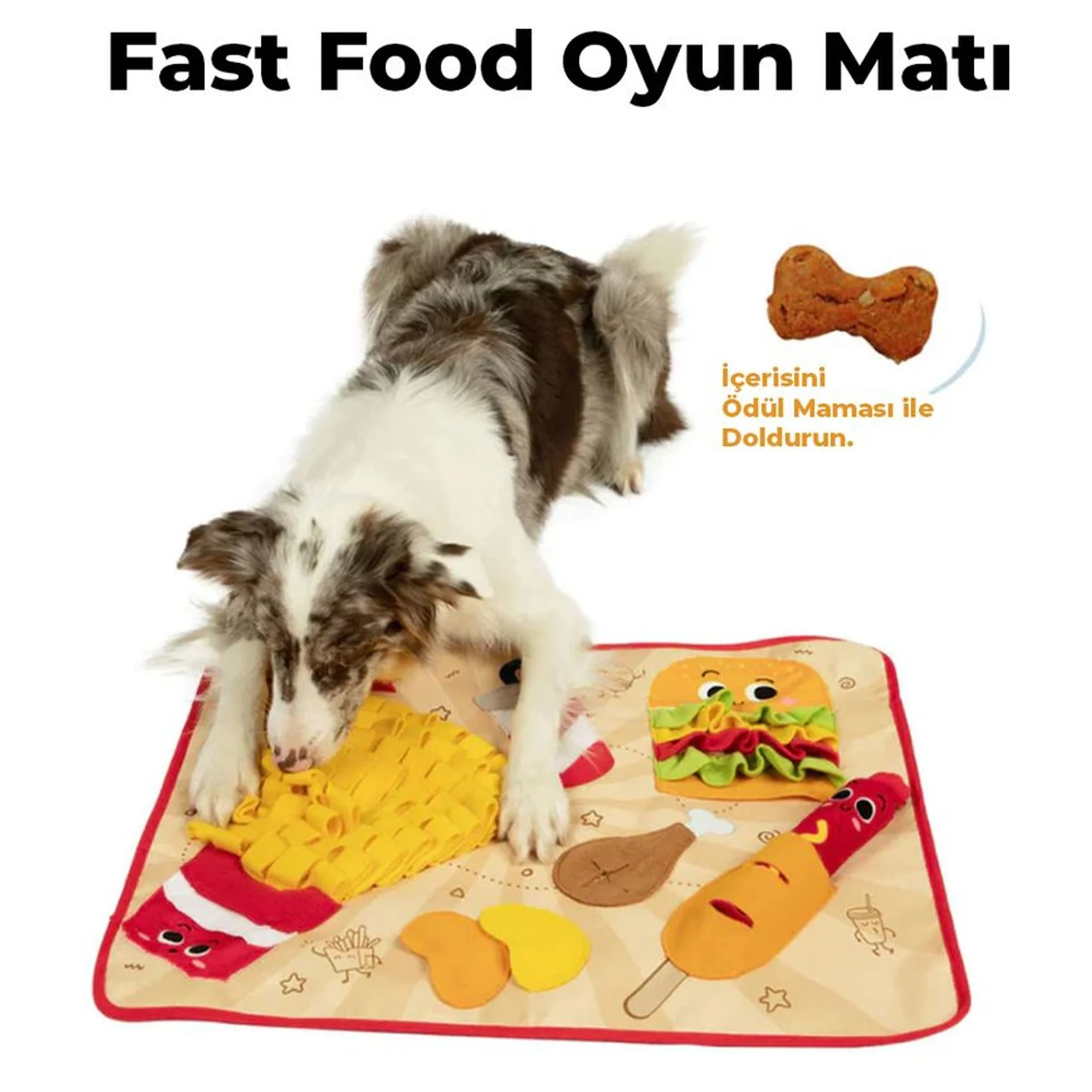 Gigwi Gigwi Peluş Fast Food Kedi Oyuncağı — Fare & Peluş Oyuncaklar — Görsel 2