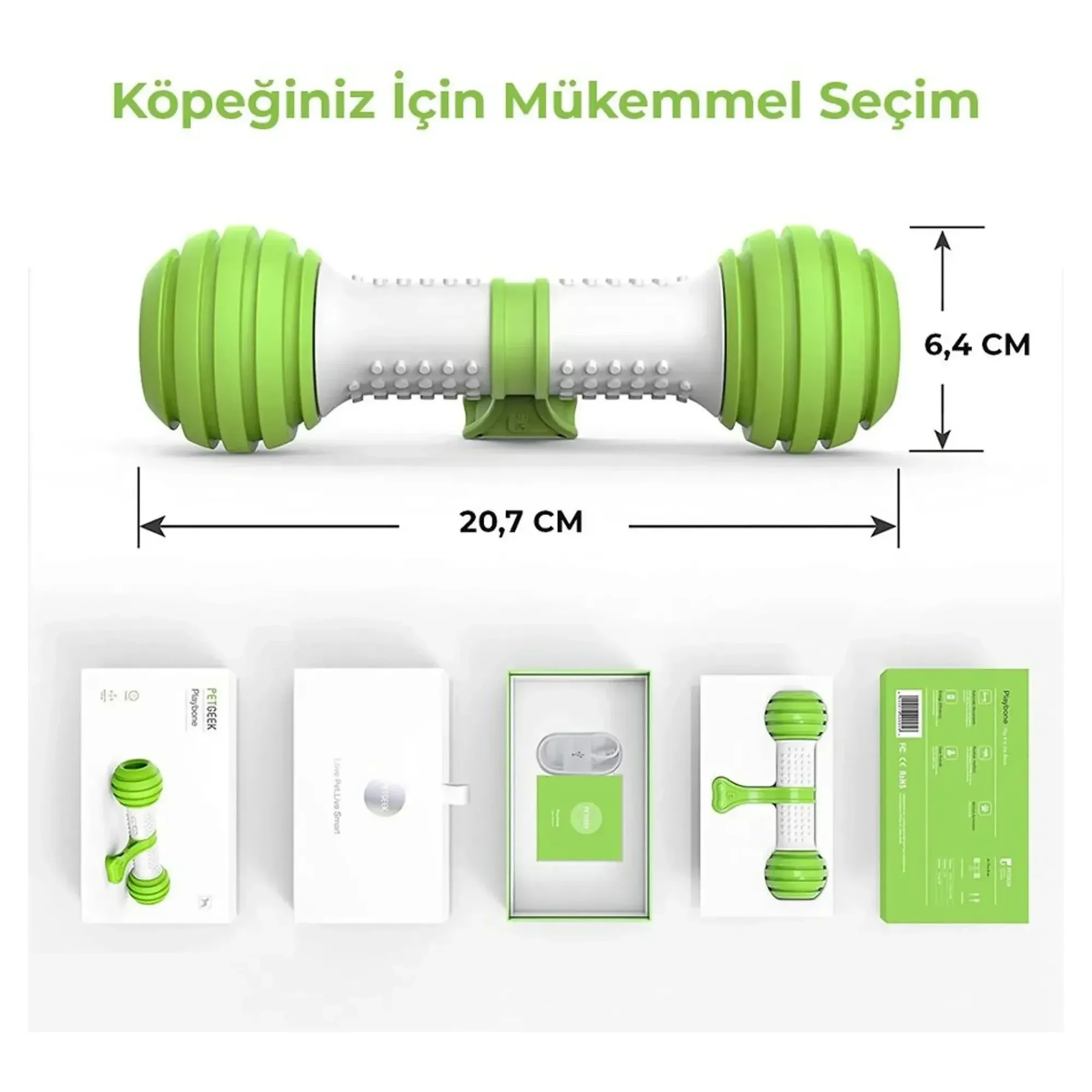 Gigwi Plastik Oyun Kemiği Köpek Oyuncağı — Plastik ve Kauçuk Oyuncaklar — Görsel 2