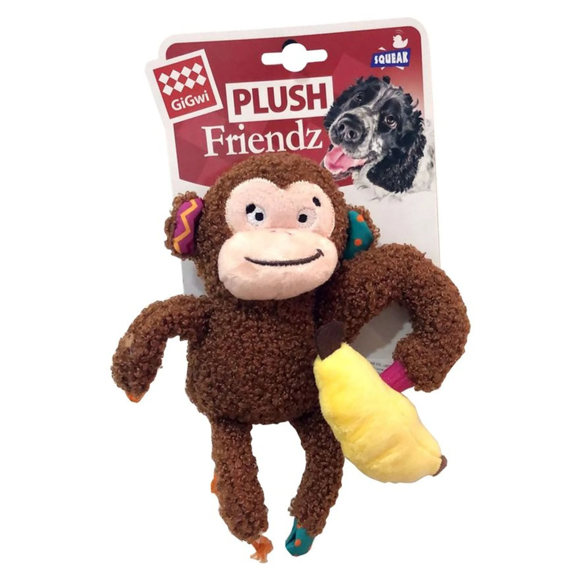 Gigwi Gigwi Plush Friendz Sesli Maymun Peluş Köpek Oyuncağı