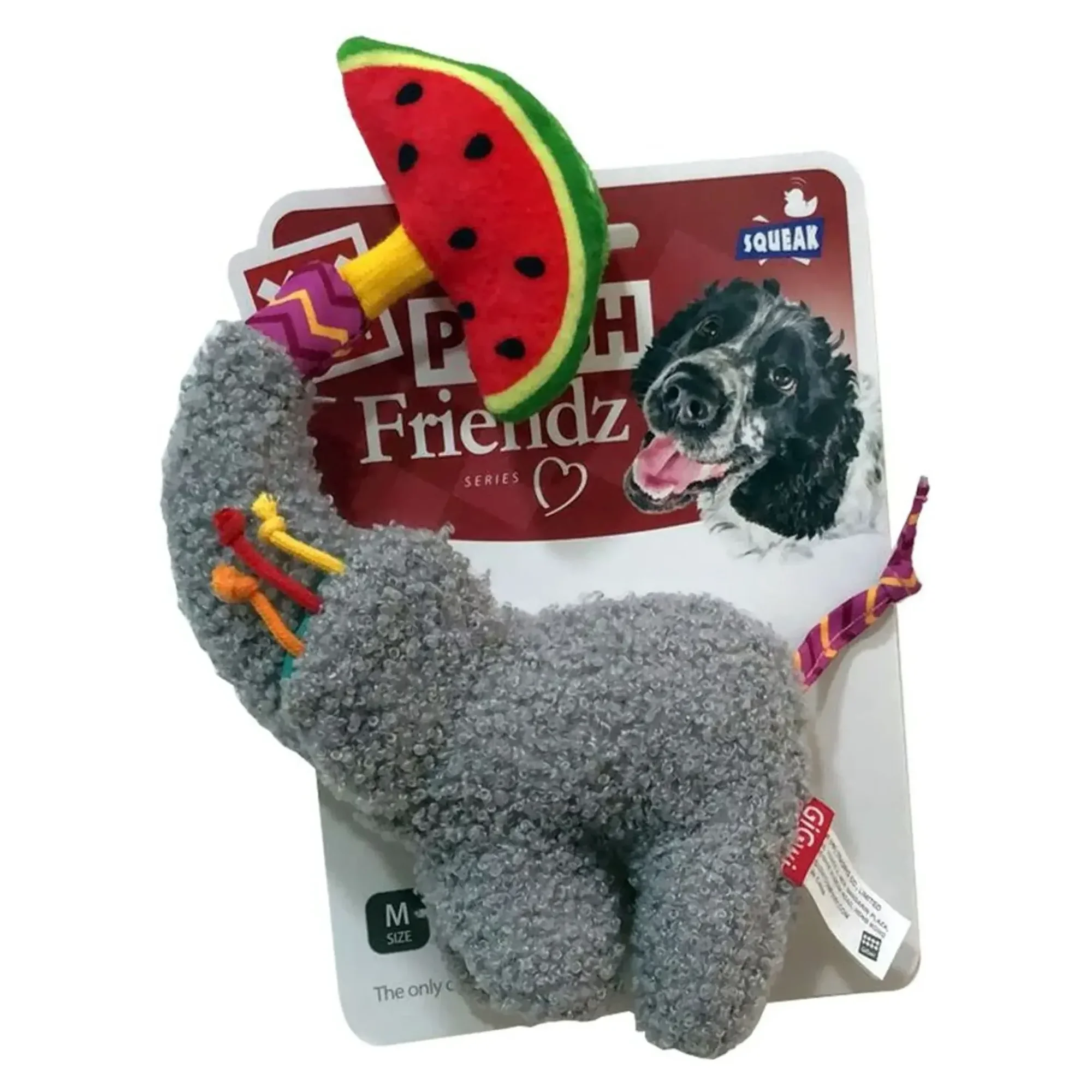 Gigwi Plush Friendz Sesli Fil Peluş Köpek Oyuncağı