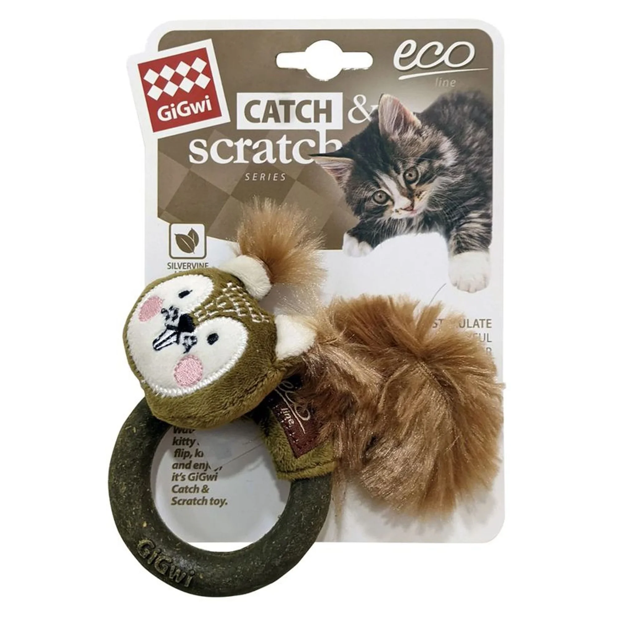 Gigwi Gigwi Catch & Scratch Sincap Kedi Oyuncağı