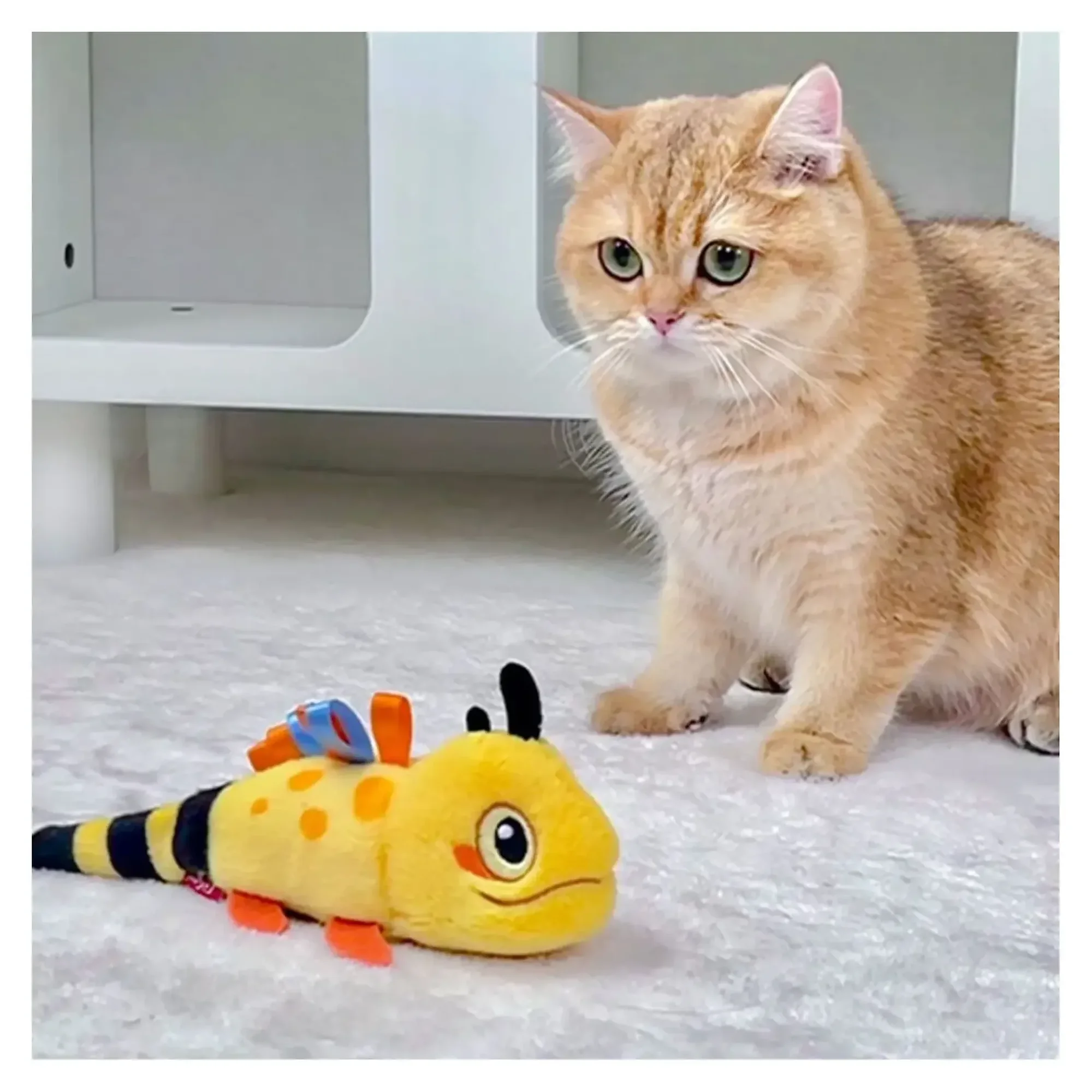 Gigwi Kuyruğu Sallanan Kertenkele Kedi Peluş Oyuncak — Fare & Peluş Oyuncaklar — Görsel 3
