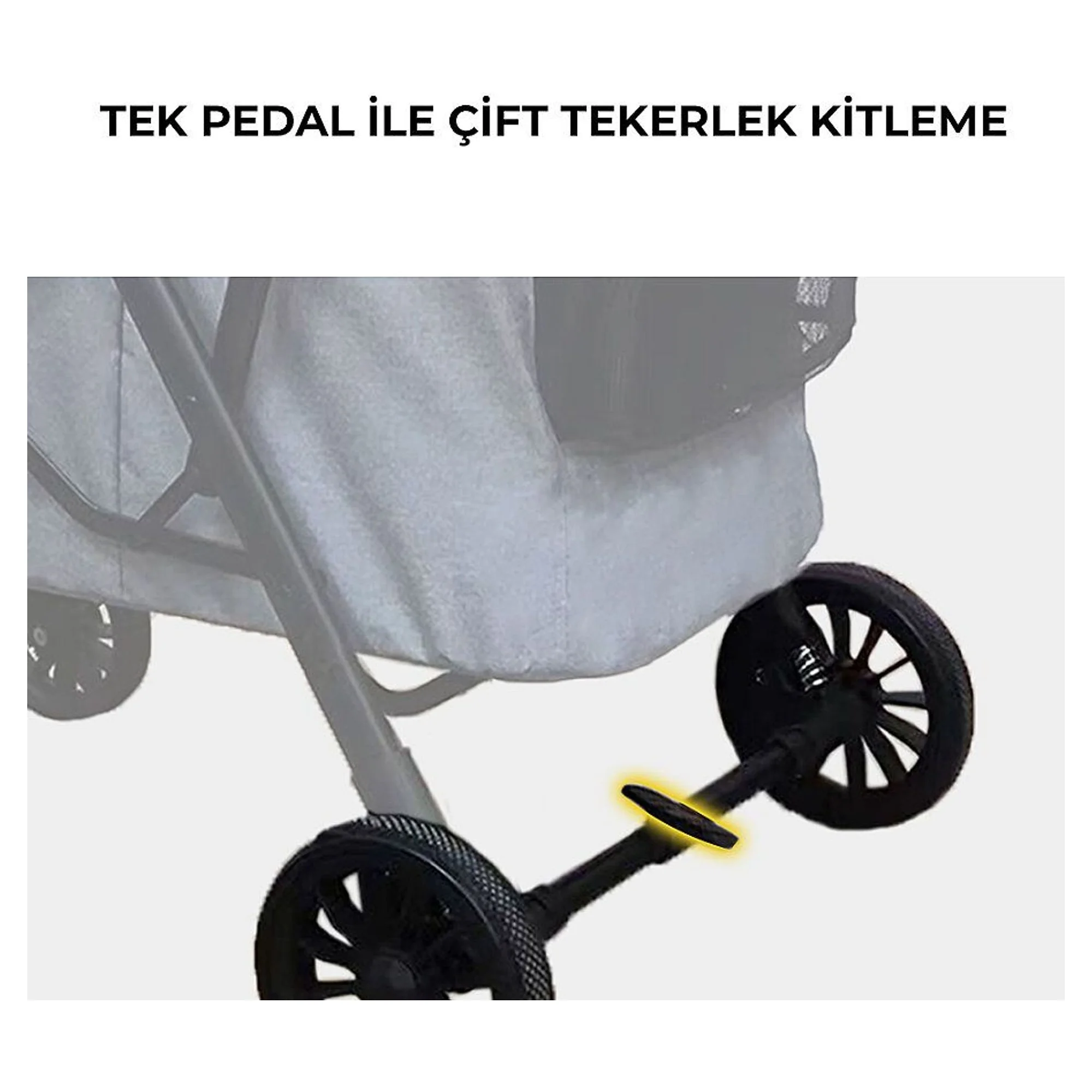 Flip Flip 2 Katlı Haki Evcil Hayvan Arabası — Taşıma ve Seyehat Ürünleri — Görsel 3