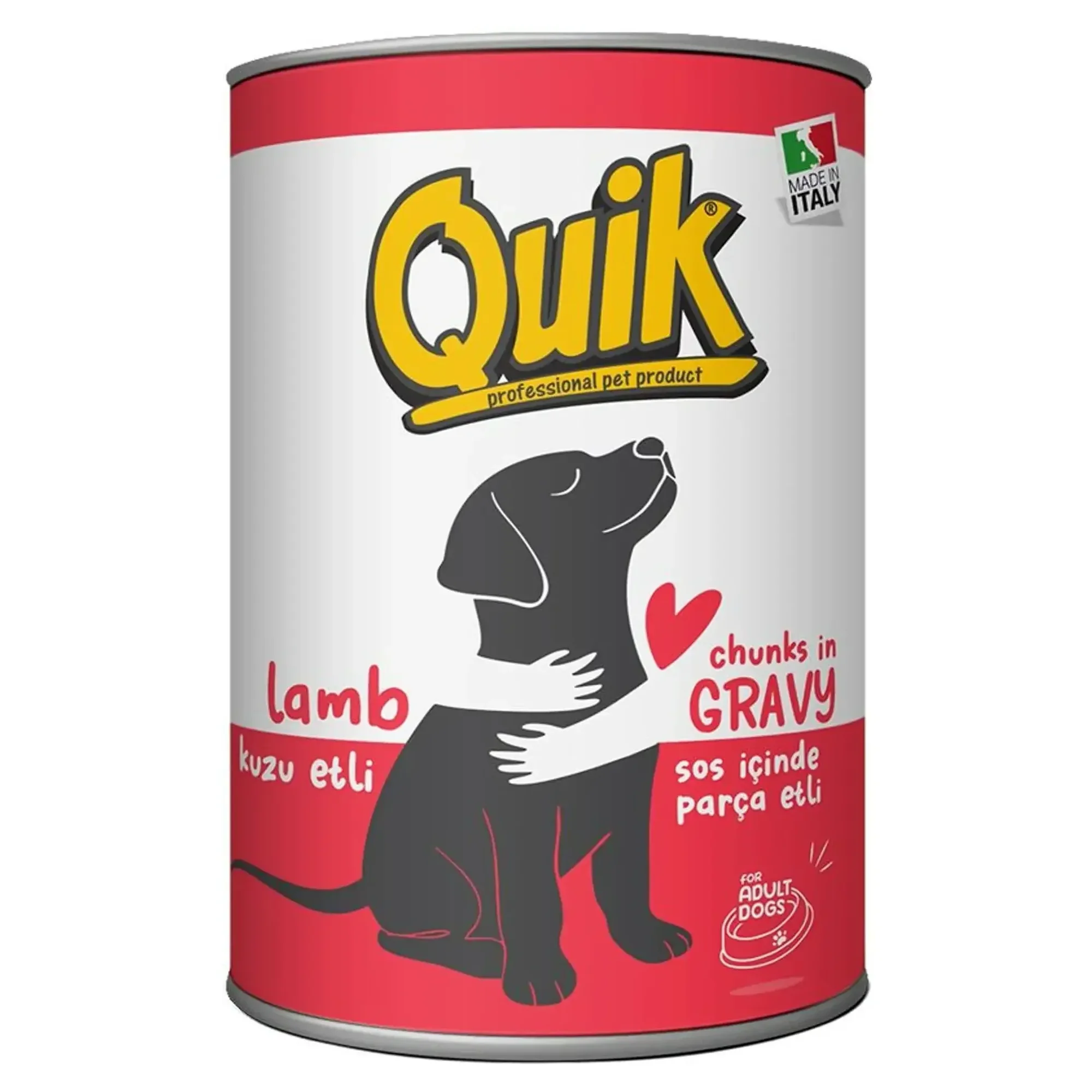 Quik Kuzu Etli Köpek Konservesi 415 G — Normal, 450 g — Görsel 3