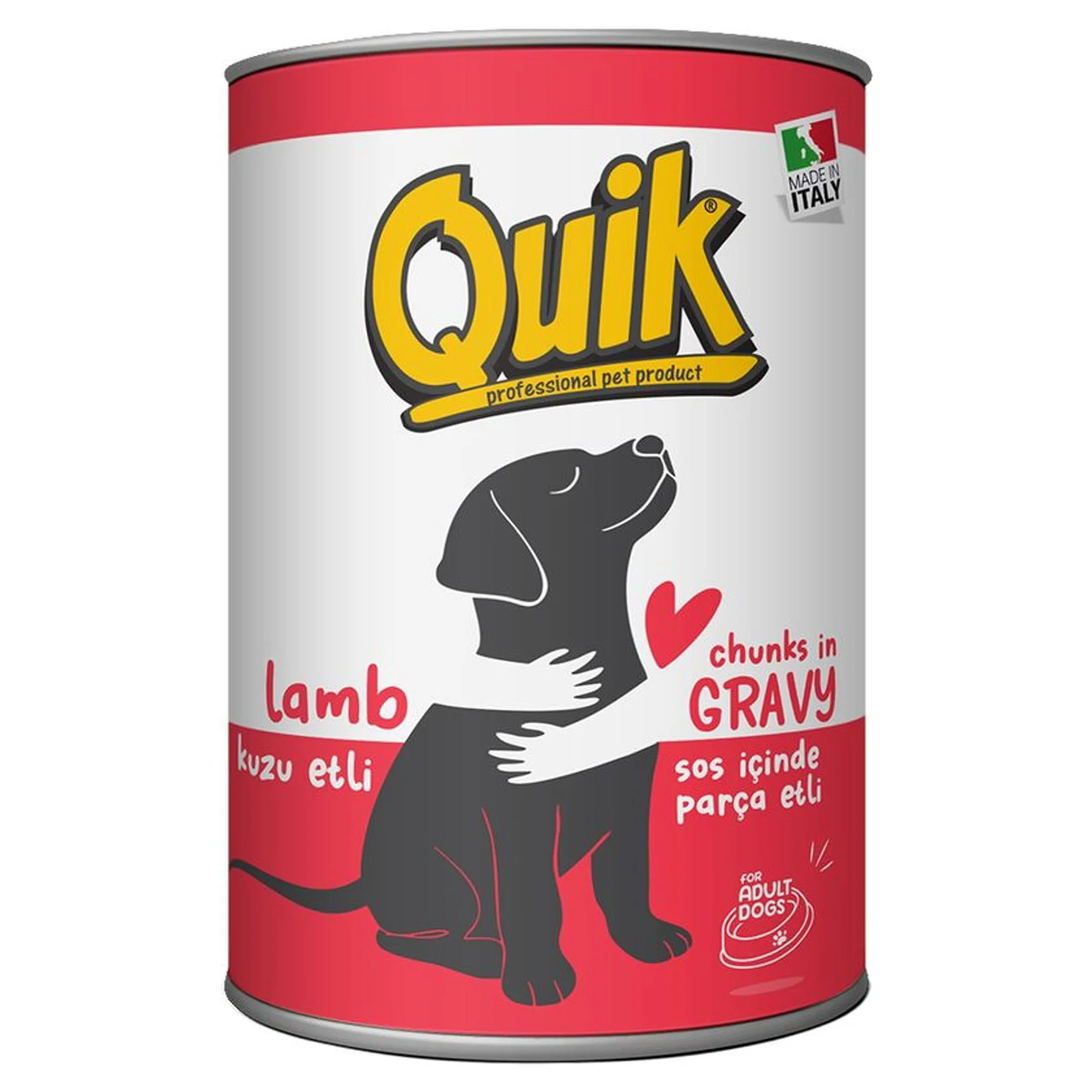 Quik Quik Kuzu Etli Köpek Konservesi 415 G — Normal — Görsel 3