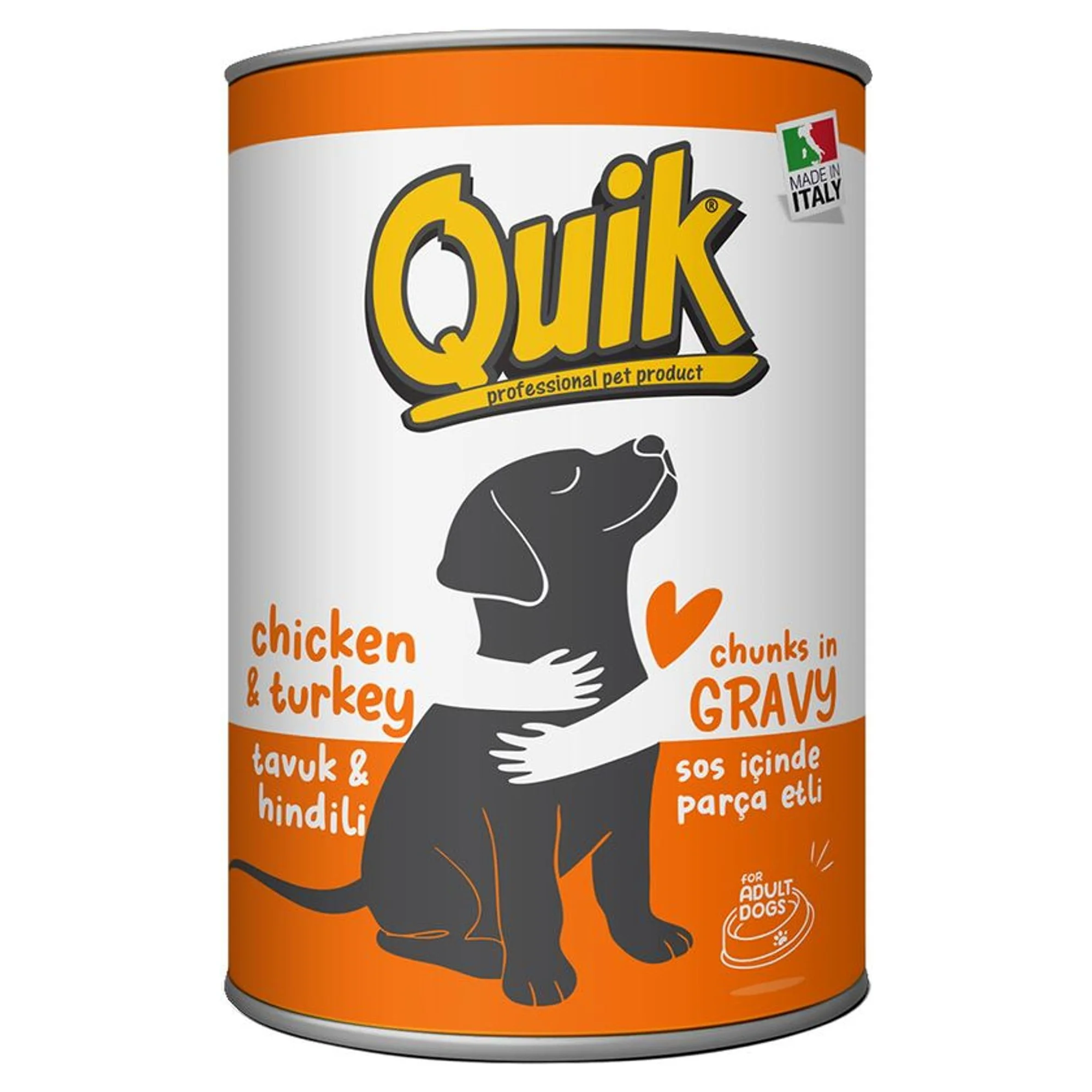 Quik Quik Tavuk ve Hindili Köpek Konservesi 415 G — Normal — Görsel 3