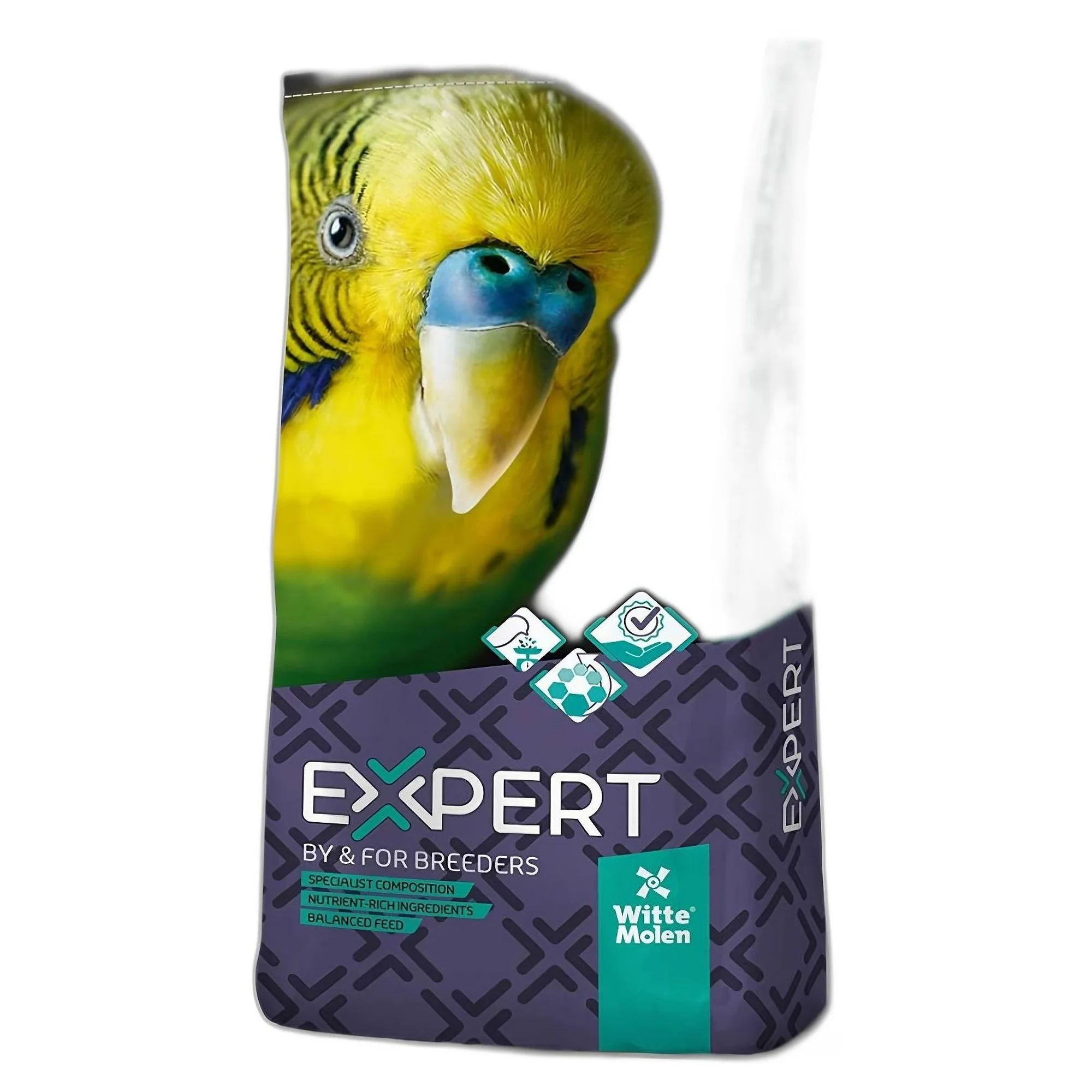 Witte Molen Budgie Muhabbet Kuşu Yemi 20 KG