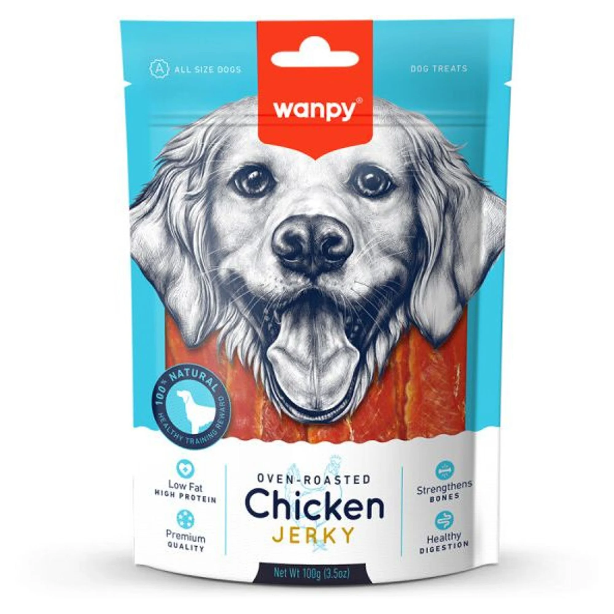 Wanpy Gerçek Tavuk Fileto Köpek Ödülü 100 G