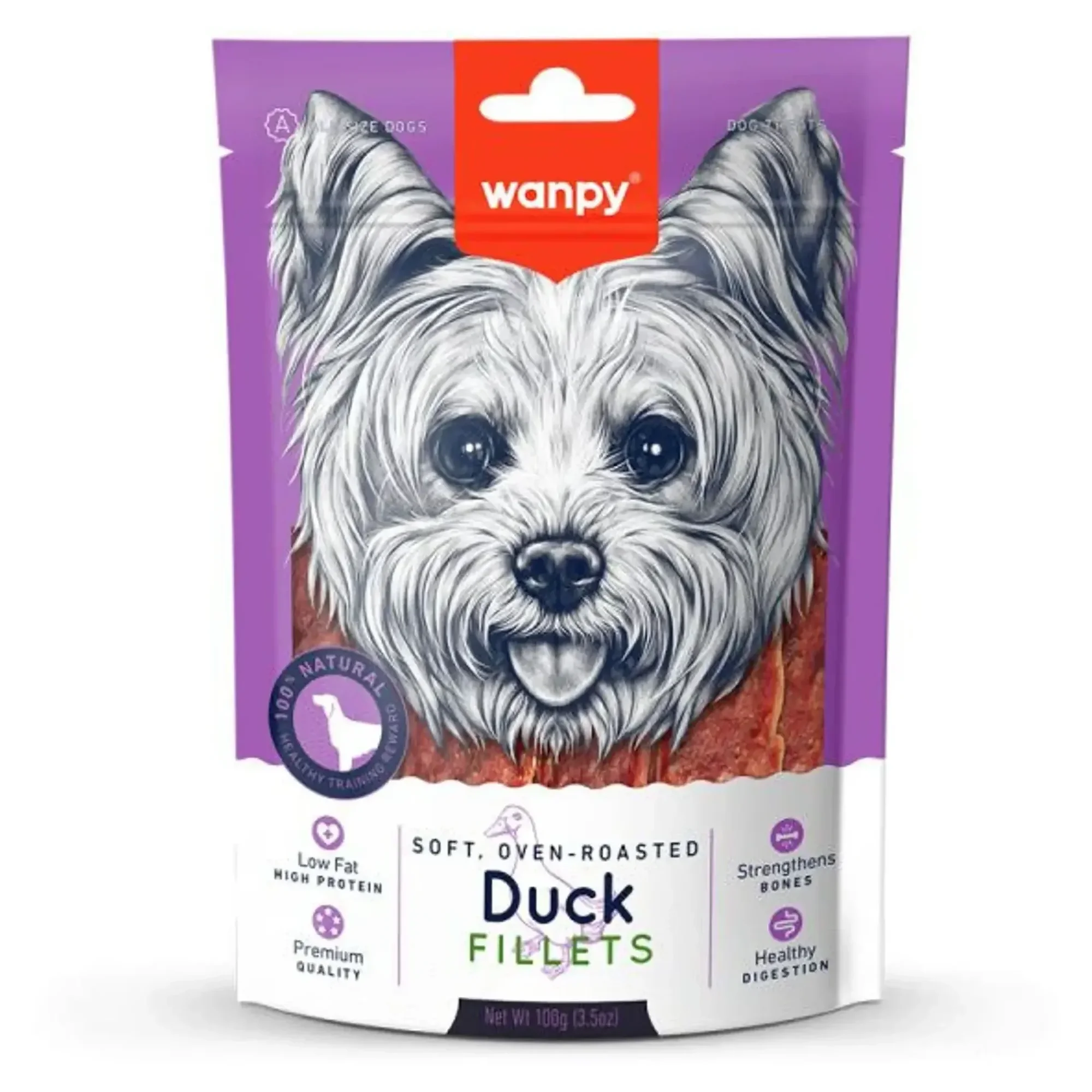 Wanpy Wanpy Gerçek Ördek Fileto Köpek Ödülü 100 G