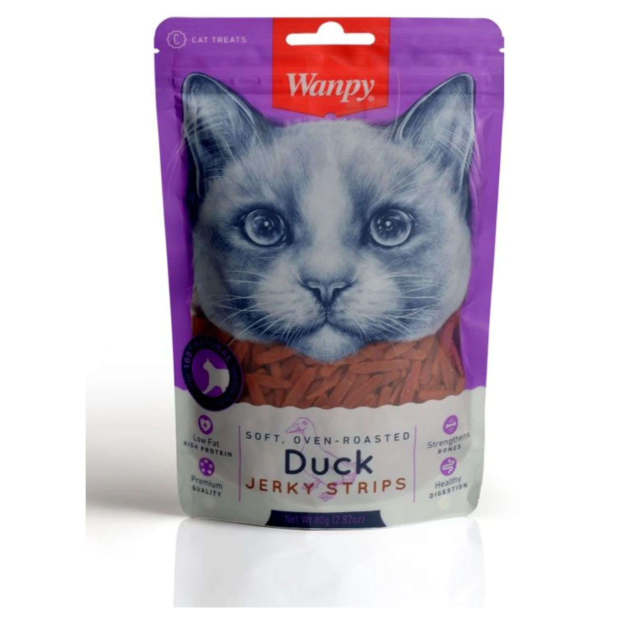 Wanpy Wanpy Gerçek Ördek Fileto Yumuşak Kedi Ödülü 80 G