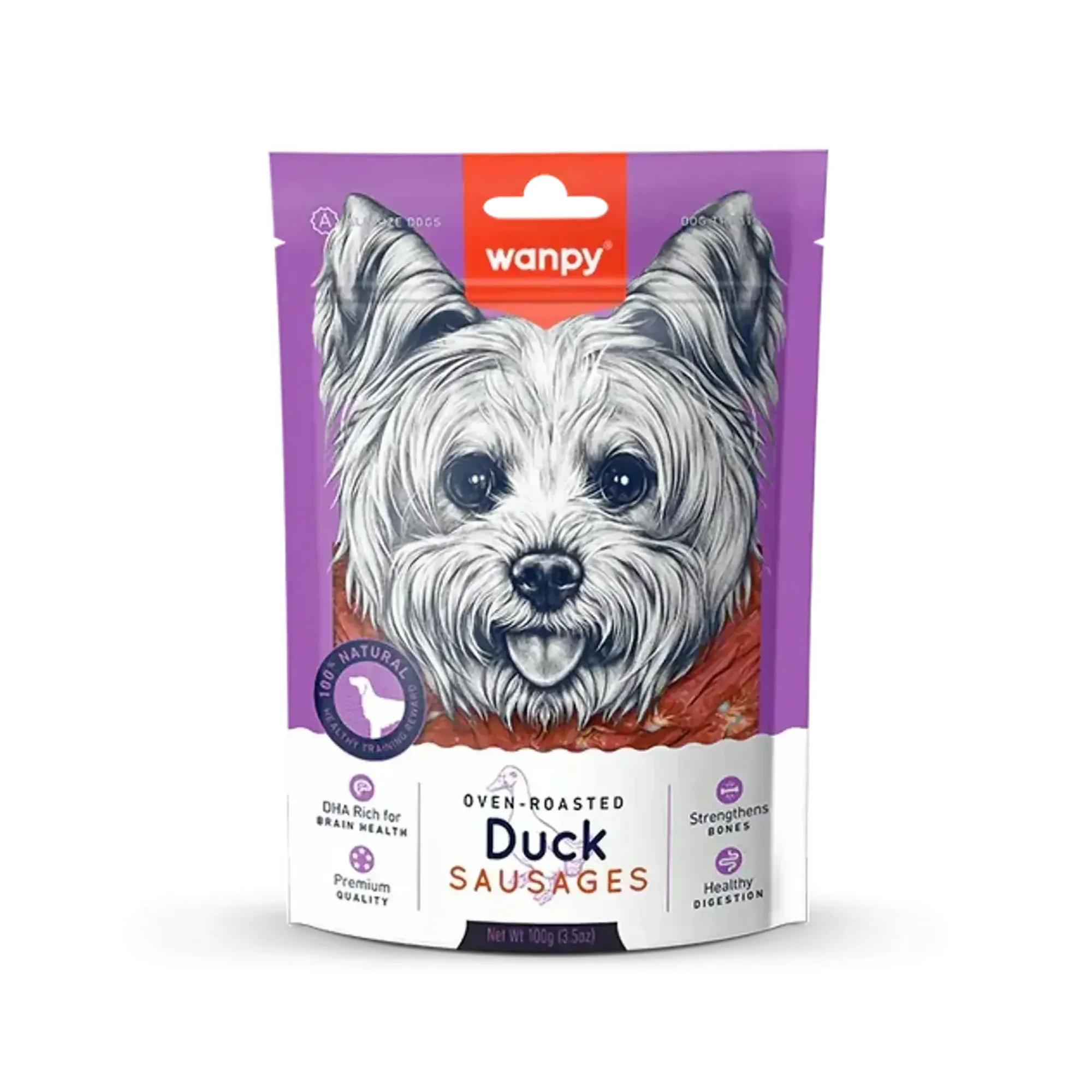 Wanpy Wanpy Ördek Etli Sosis Köpek Ödülü 100 G