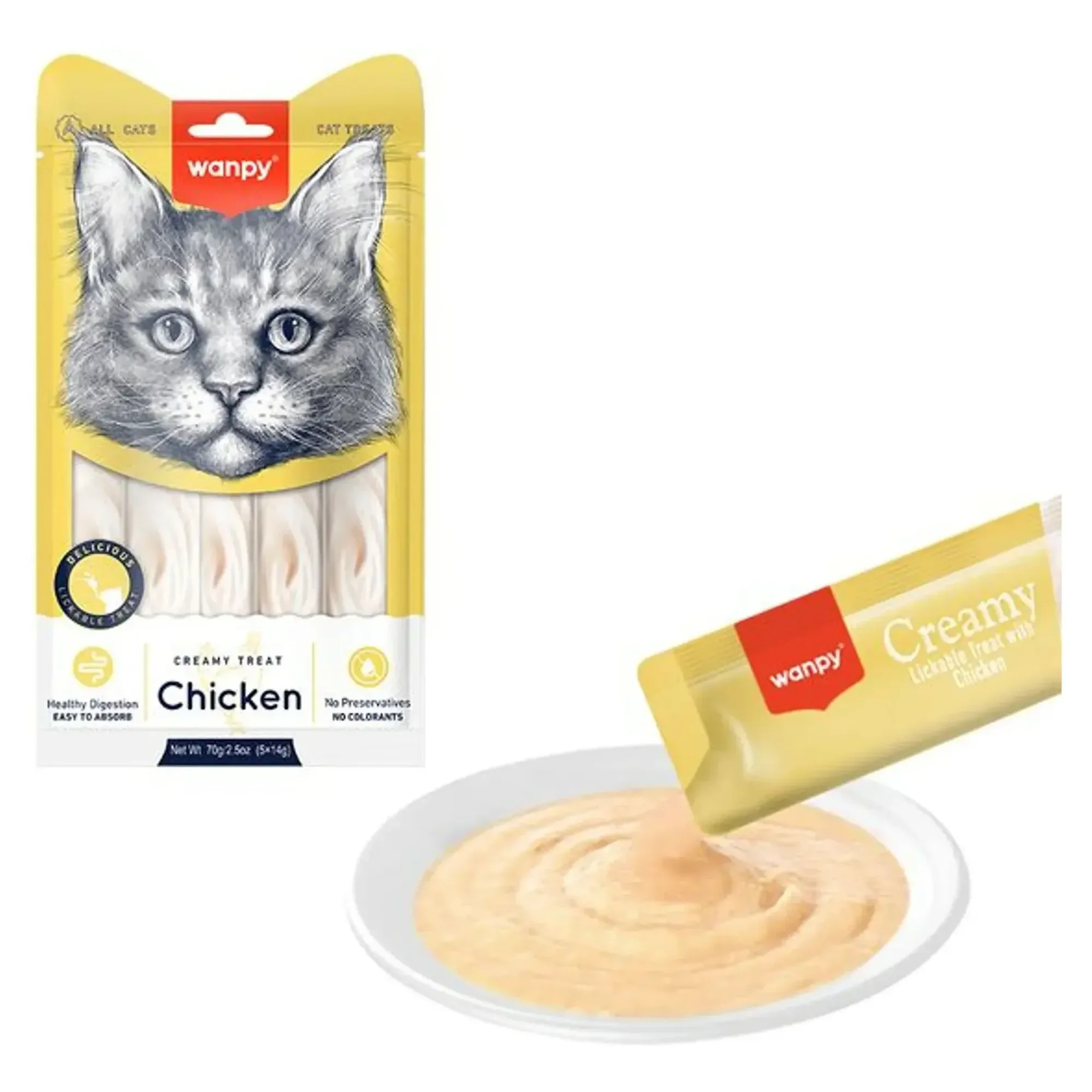 Wanpy Wanpy Tavuk Krema Kedi Ödülü 5x14 G