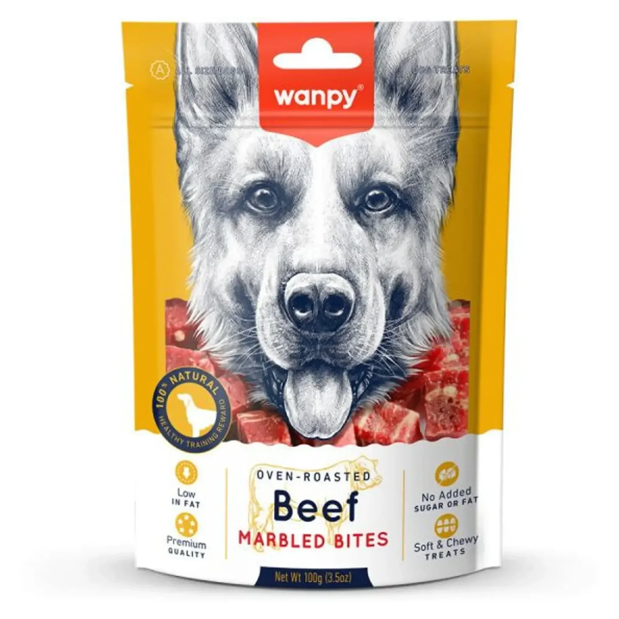 Wanpy Wanpy Marbled Köpek Ödül Et Parçaları 100 G