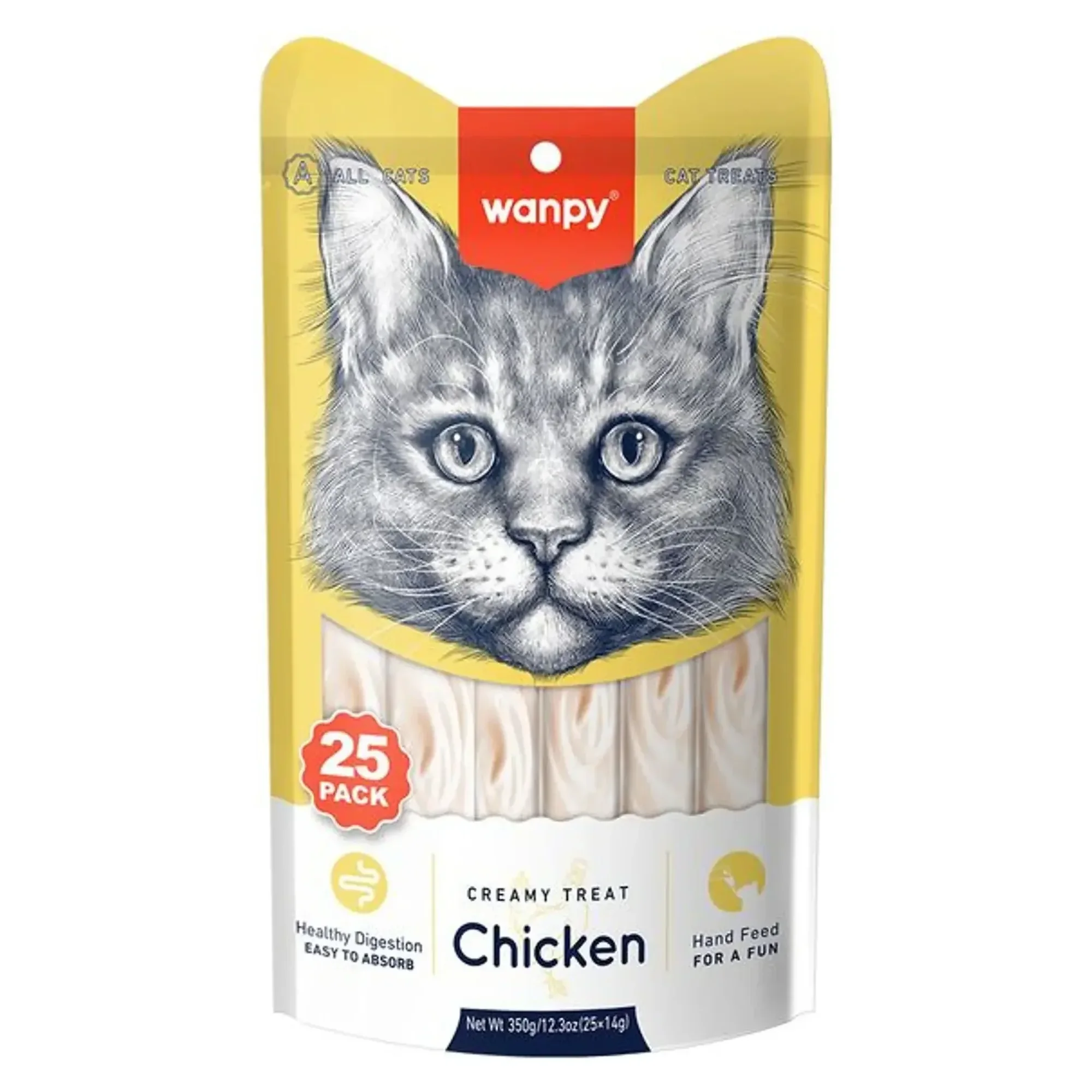 Wanpy Wanpy Tavuk Krema Kedi Ödülü 25x14 G