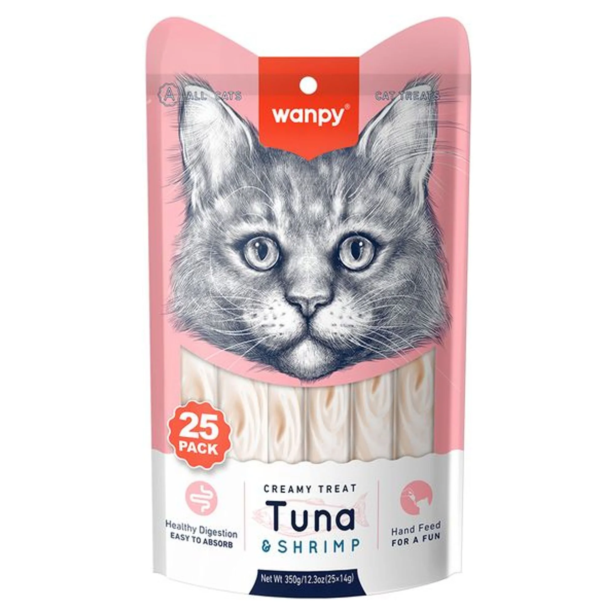 Wanpy Ton&Karides Krema Kedi Ödülü 25x14 G