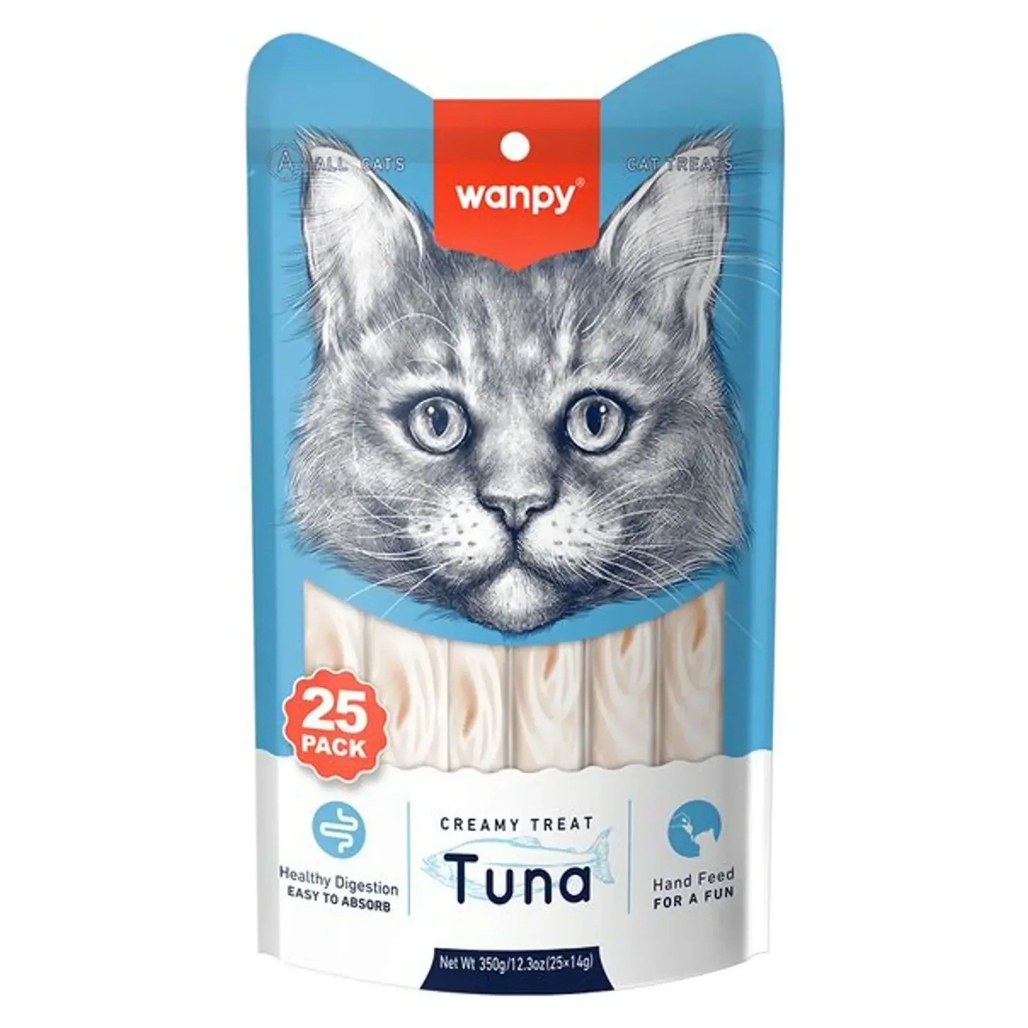 Wanpy Wanpy Ton Balıklı Krema Kedi Ödülü 25x14 G
