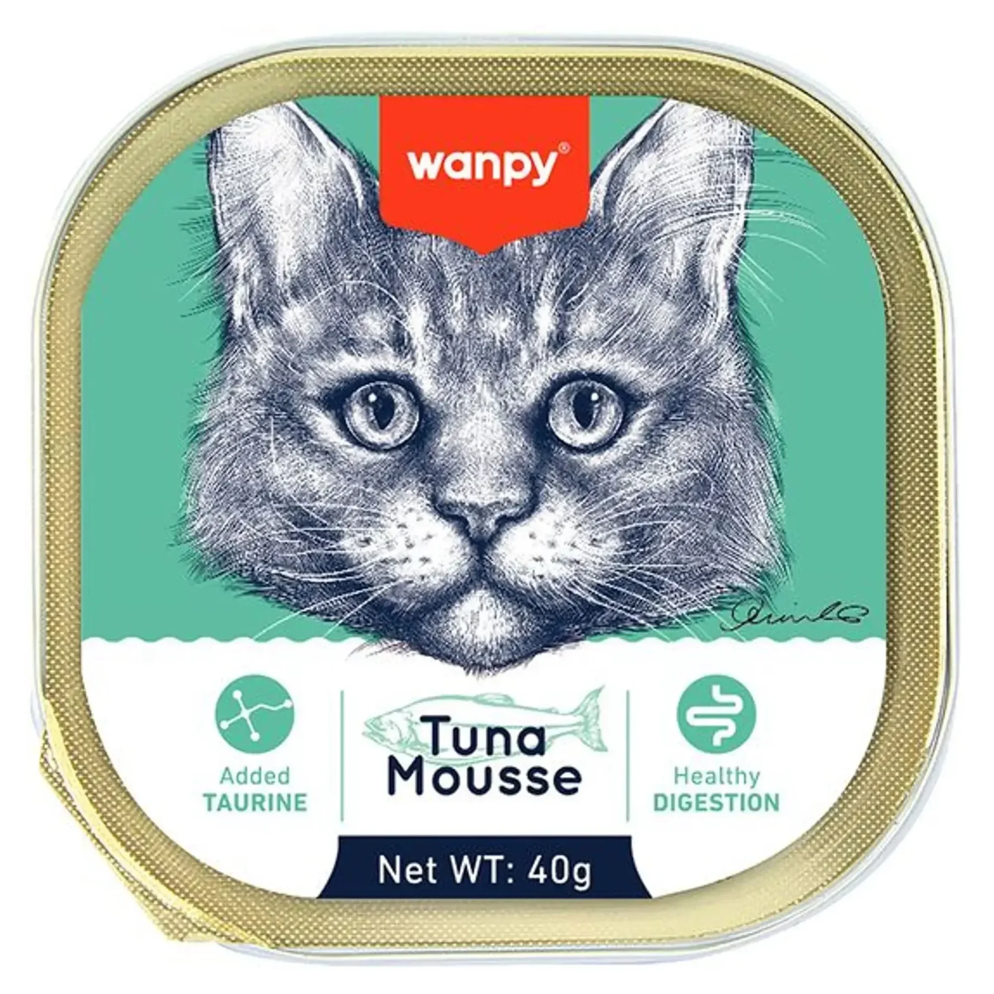 Wanpy Wanpy Ton Balıklı Alutray Yaş Kedi Maması 40 G