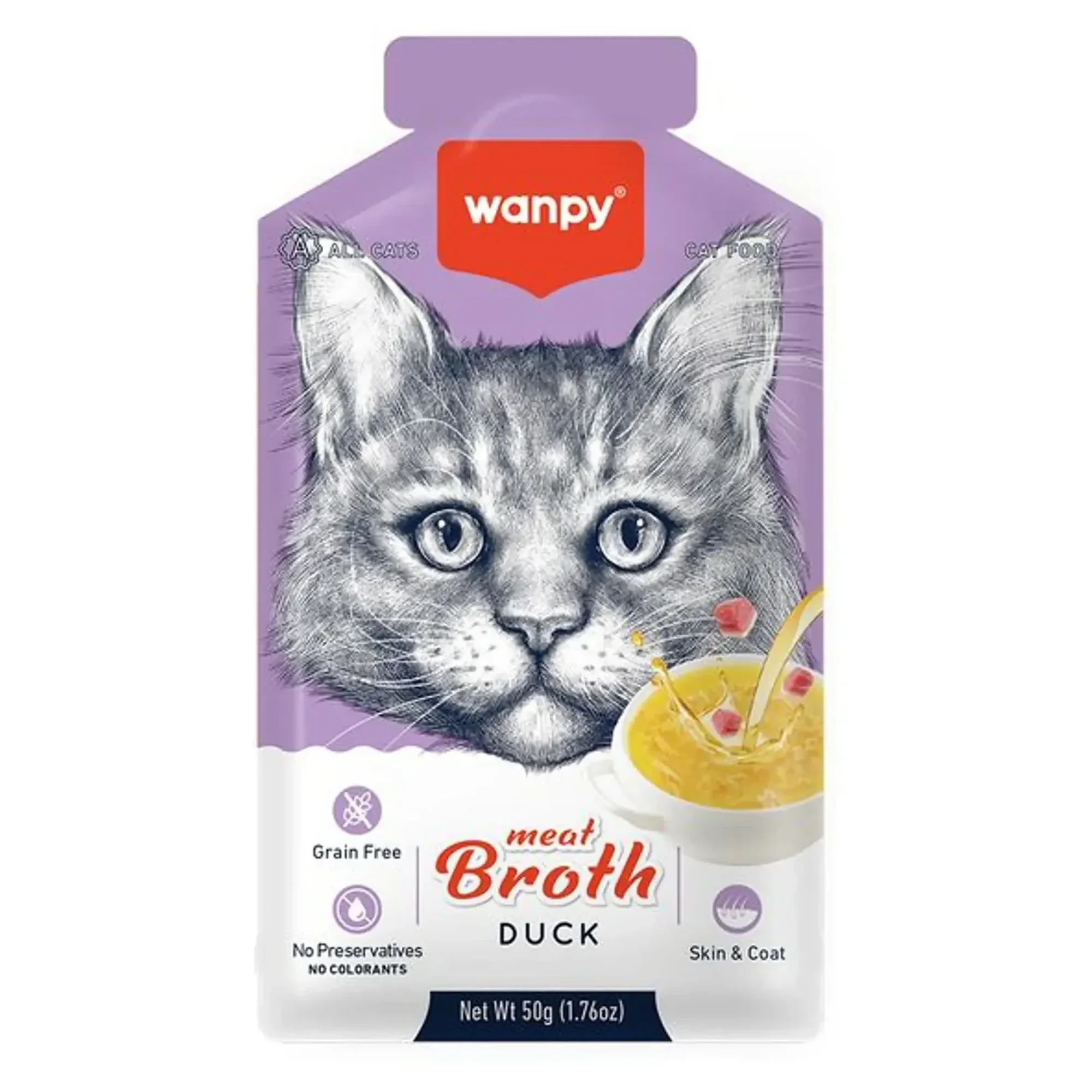 Wanpy Wanpy Kediler için Ördek Eti Çorbası 50 G