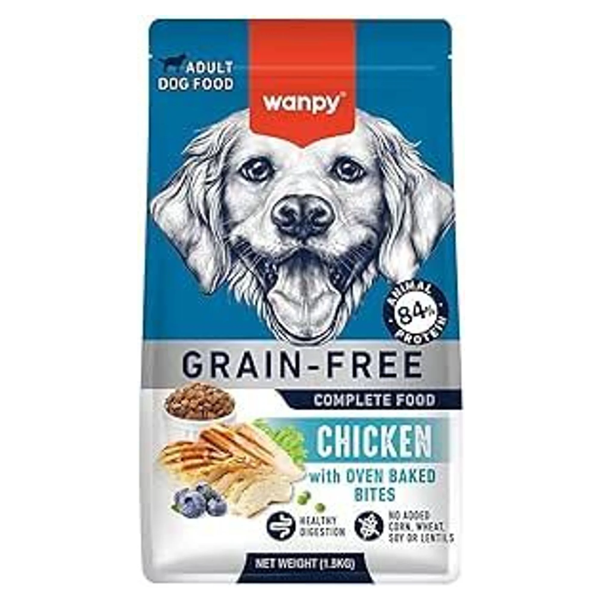Wanpy Tahılsız Tavuklu Yetişkin Köpek Maması 1.5 KG
