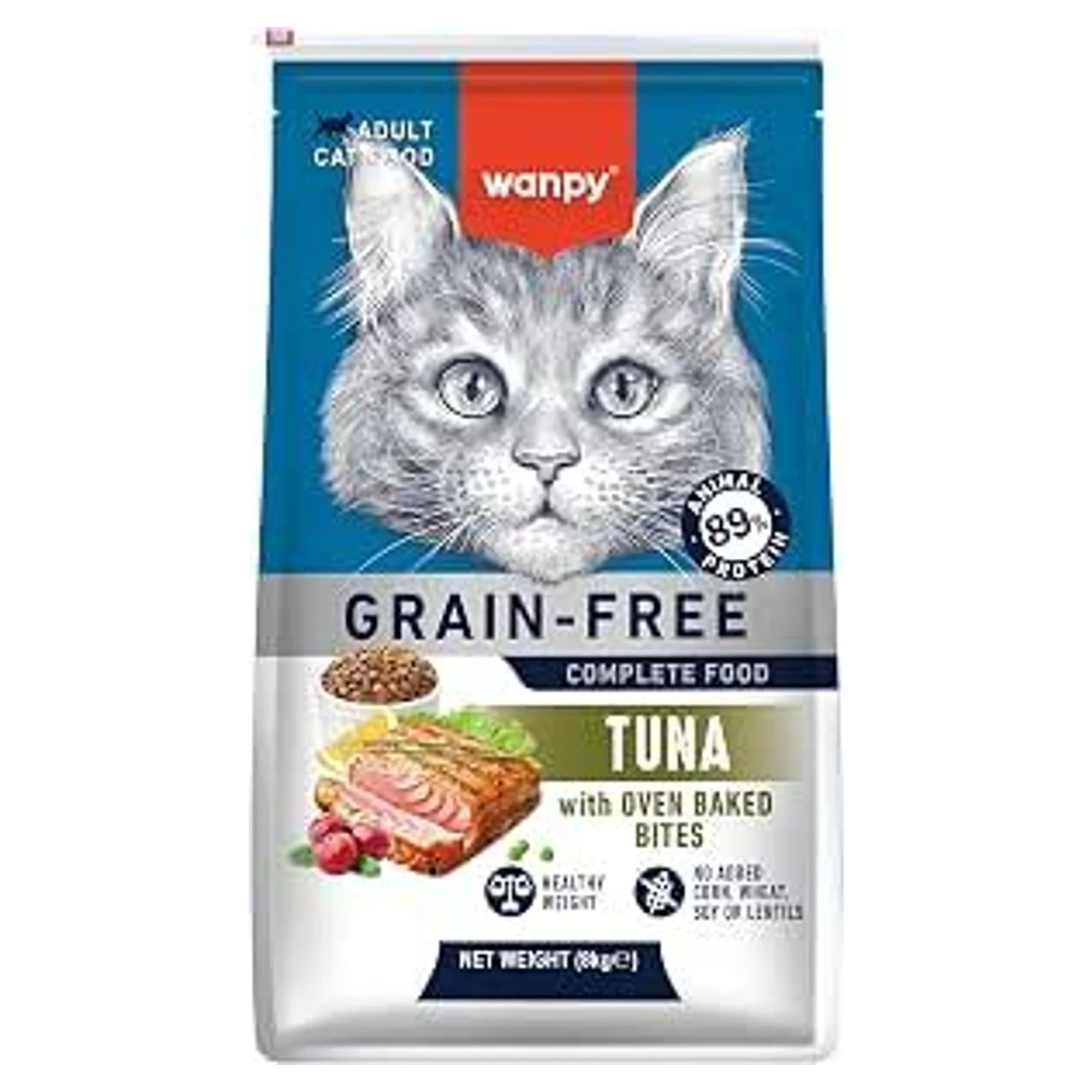 Wanpy Tahılsız Ton Balıklı Yetişkin Kedi Maması 8 KG