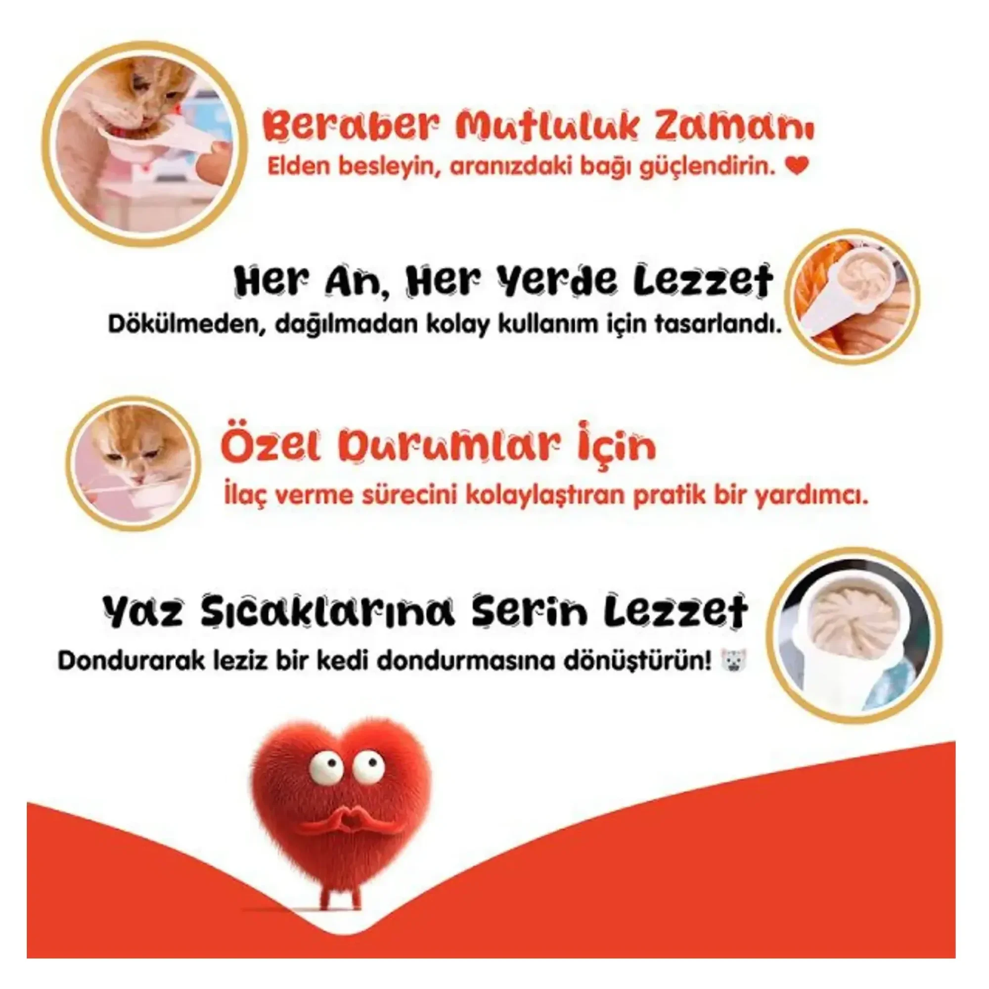 Wanpy Wanpy Tavuklu Kaşıklı Kedi Ödül Kreması 10x16 G — 200 g — Görsel 4