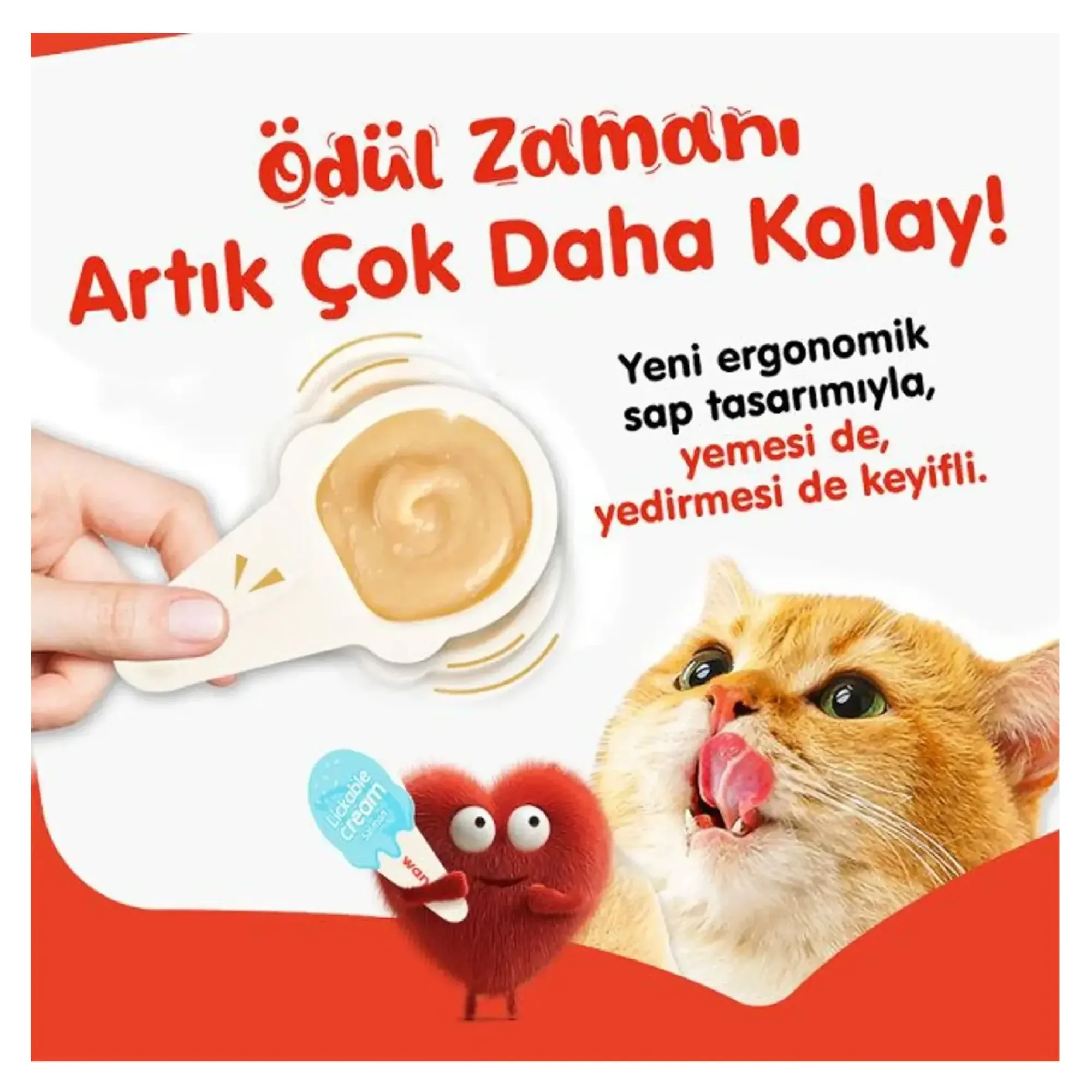 Wanpy Wanpy Somonlu Kaşıklı Kedi Ödül Kreması 10x16 G — 200 g — Görsel 2