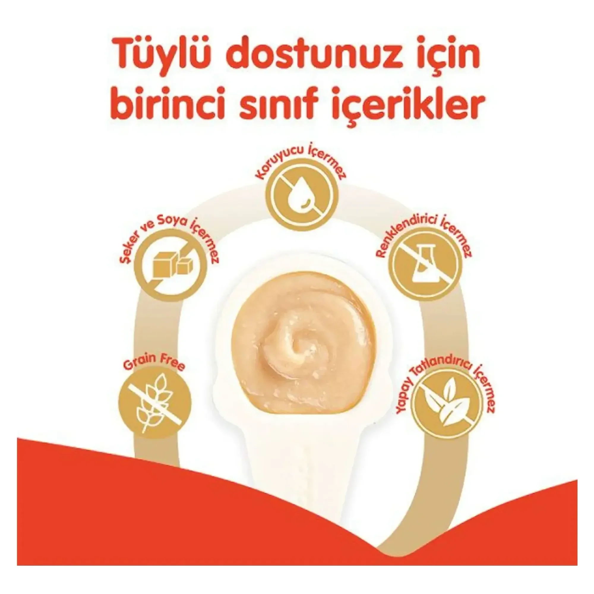 Wanpy Wanpy Somonlu Kaşıklı Kedi Ödül Kreması 10x16 G — 200 g — Görsel 4